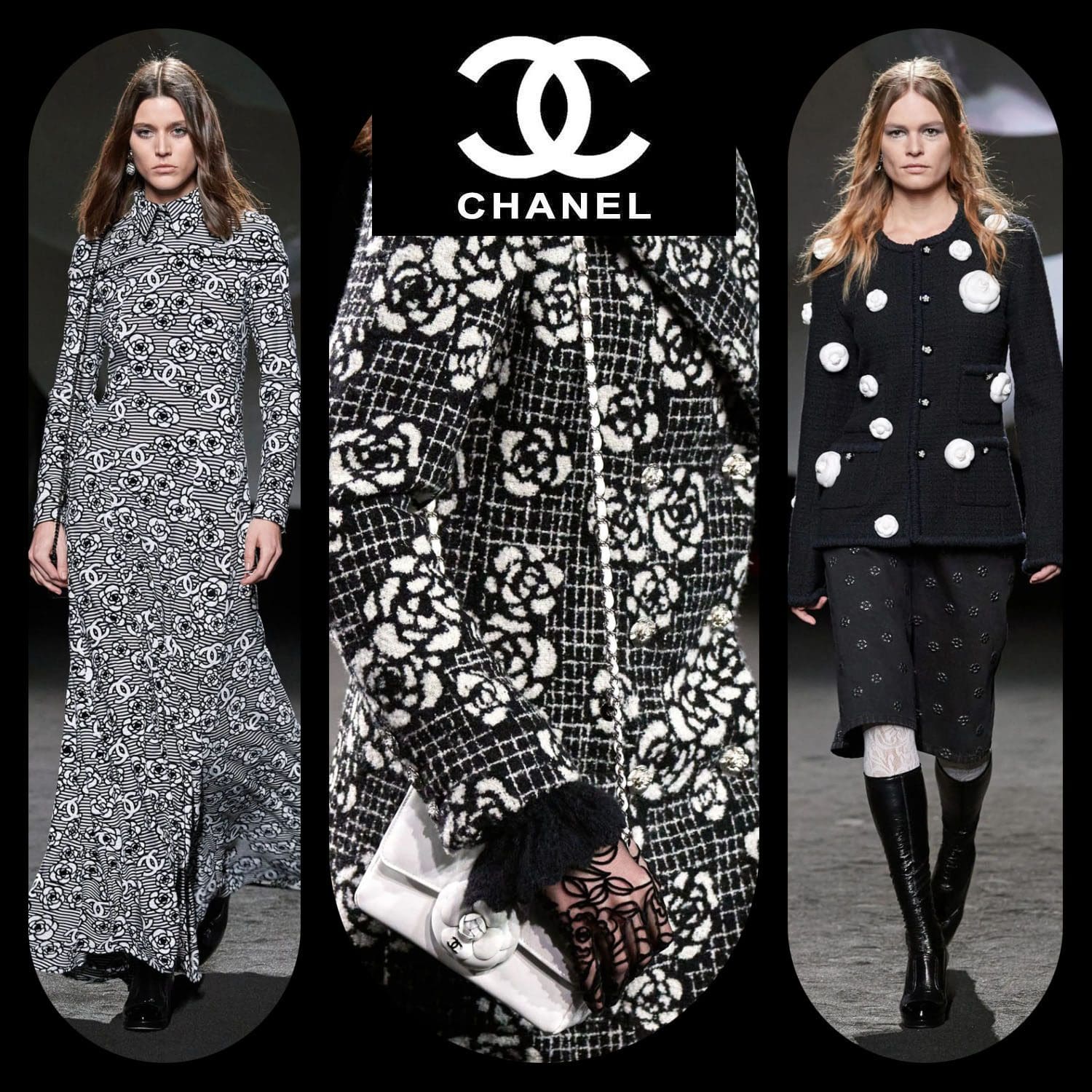 3 Chanel Fall Winter 2023 2024 Camellia Stuffing Runway Magazine