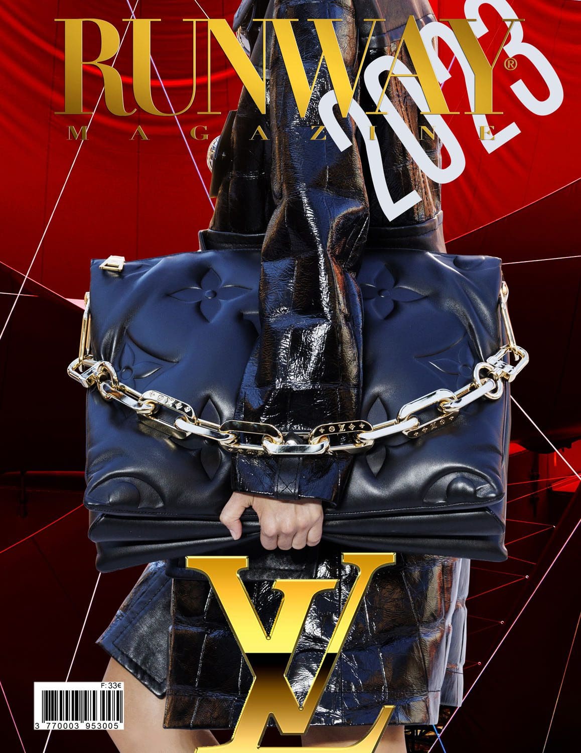 3 Runway Couverture du magazine Louis Vuitton Printemps Été 2023