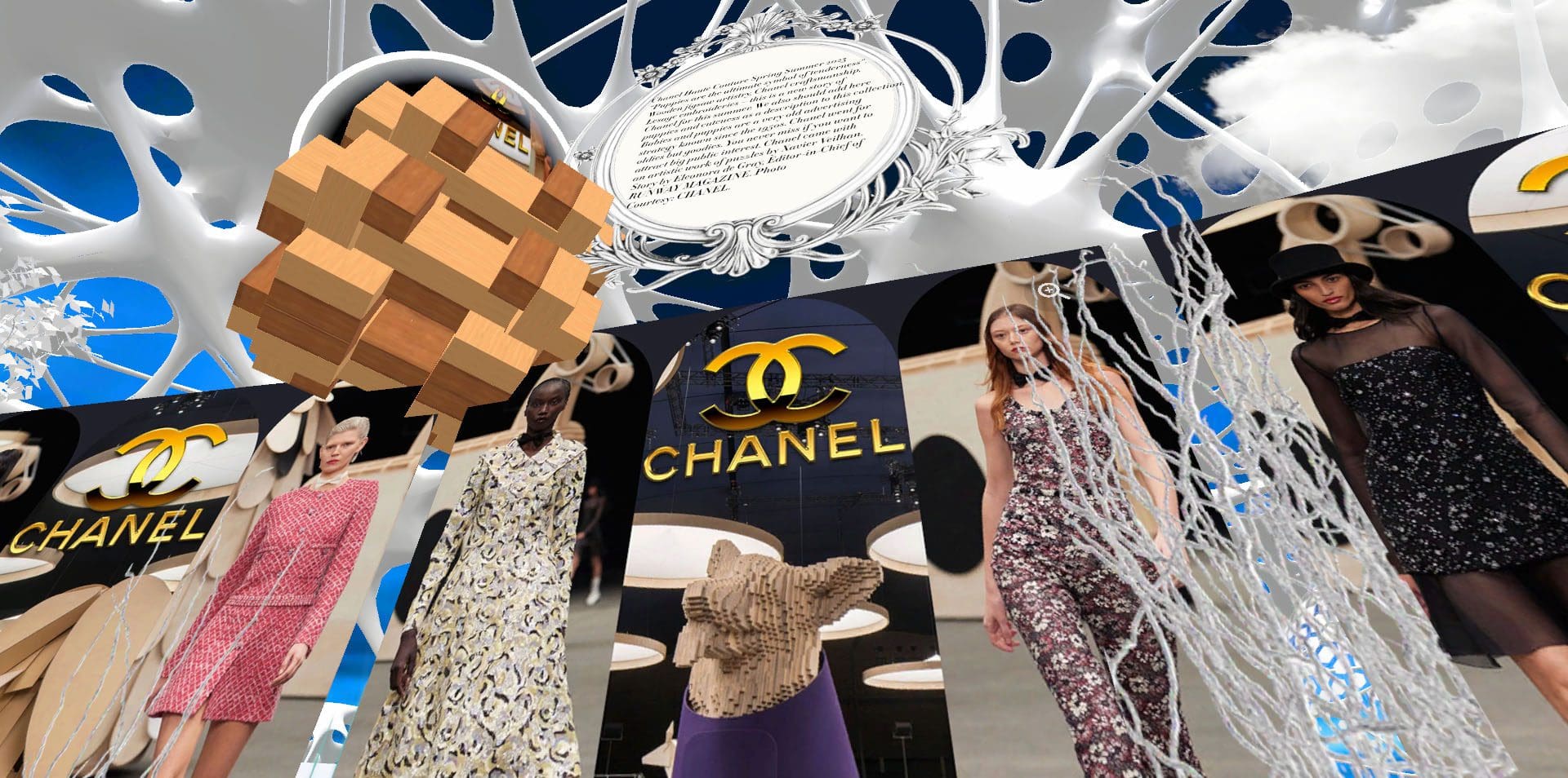Chanel Web3 Chane Metaverse 首次亮相 Runway 杂志Web3 Runway 元界1