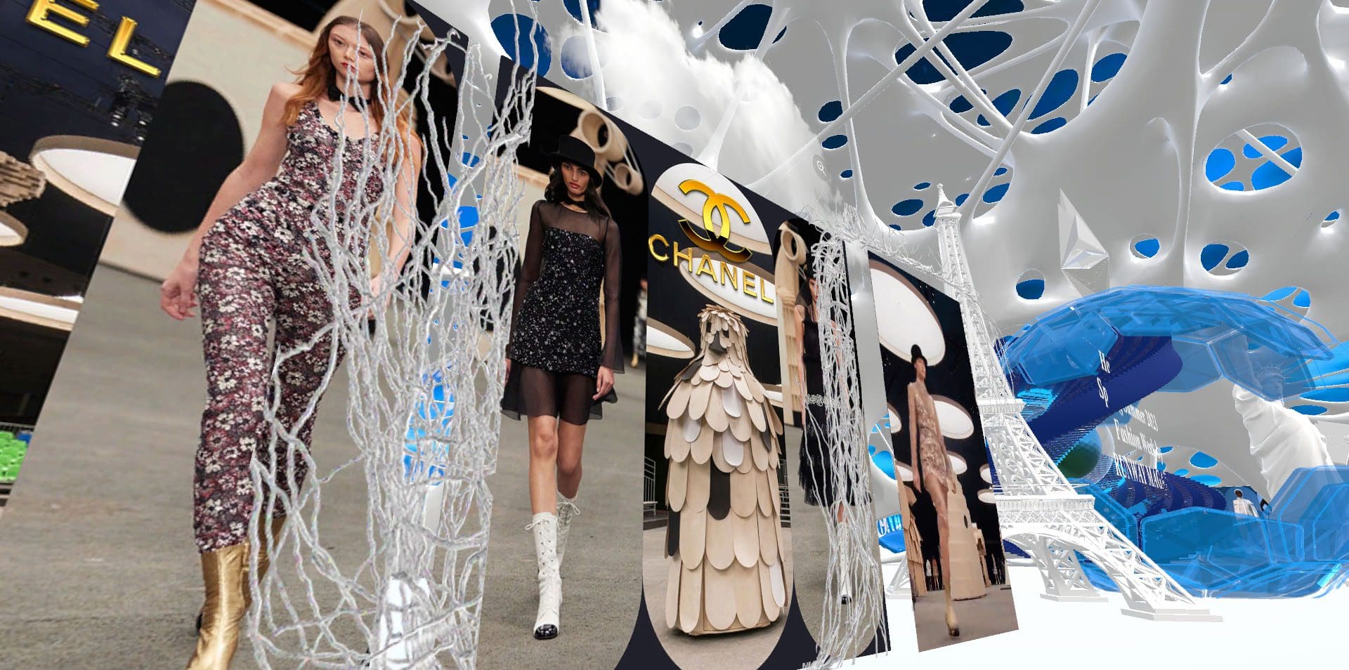 Chanel Web3 Chane Metaverse 首次亮相 Runway 杂志Web3 Runway 元界2