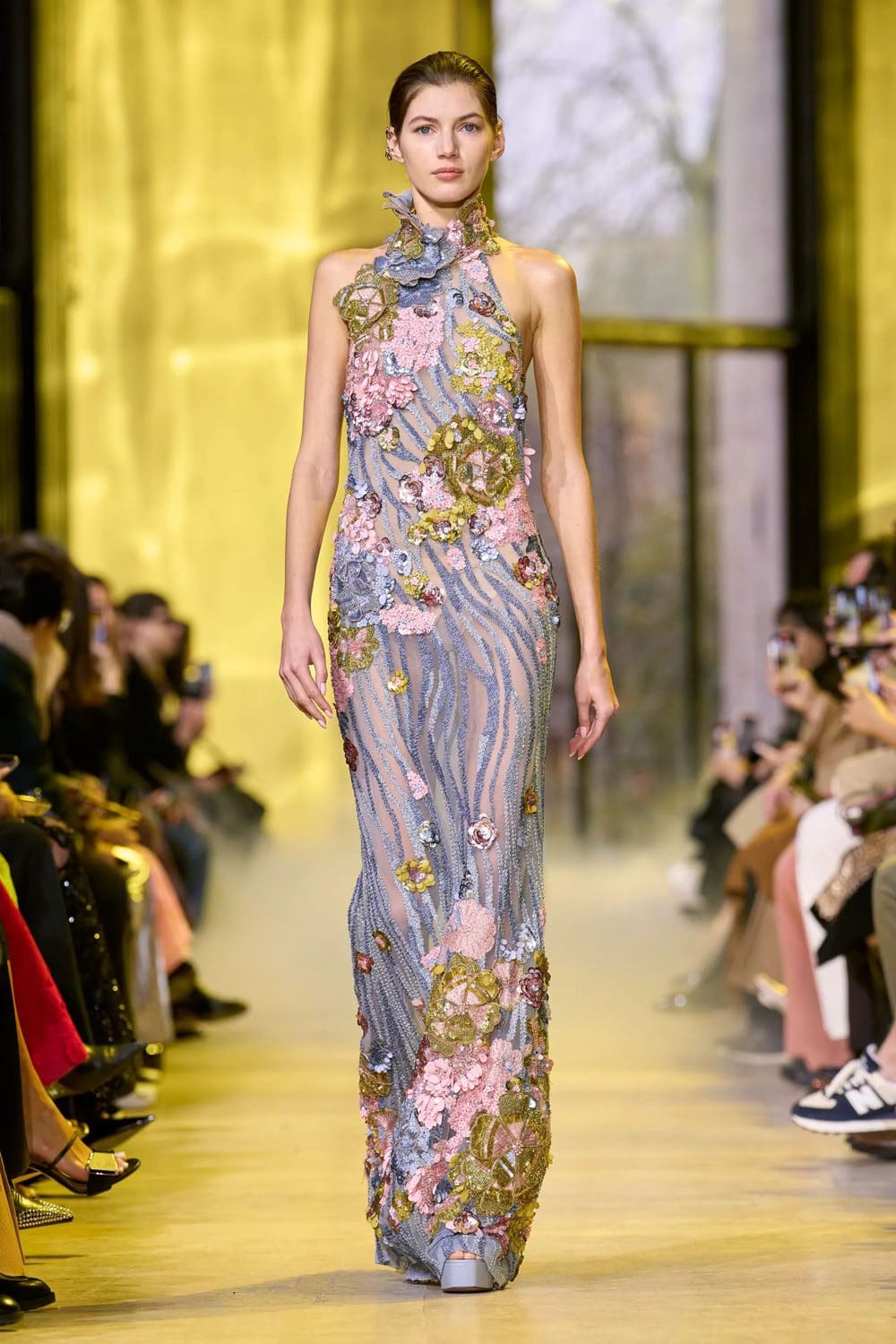Elie Saab Autunno Inverno 2023 2024 Parigi Runway 55 Magazine