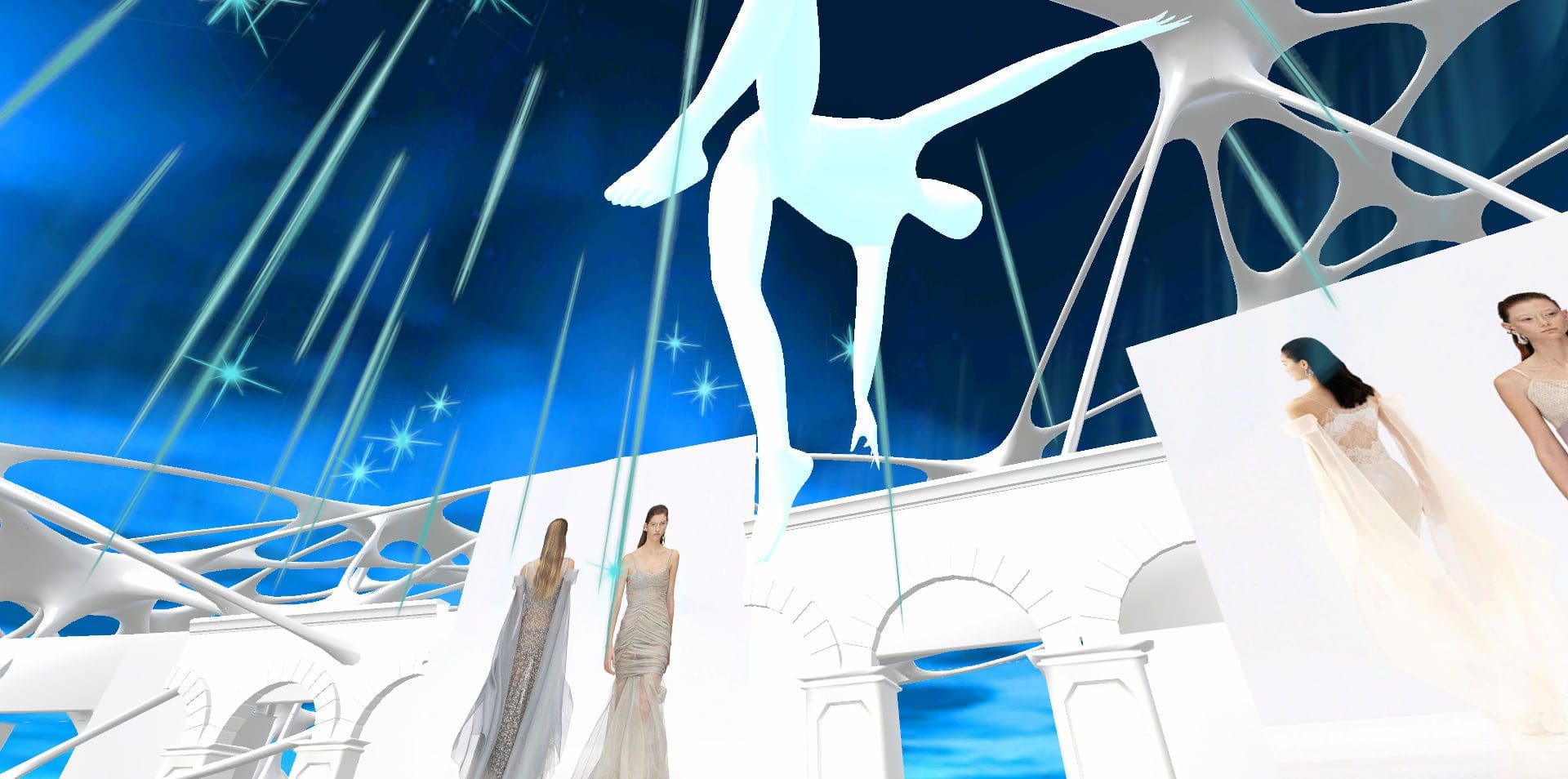 Fendi Web3 Fendi Metaverse Première apparition Runway Revue Web3 Runway Métaverse 2