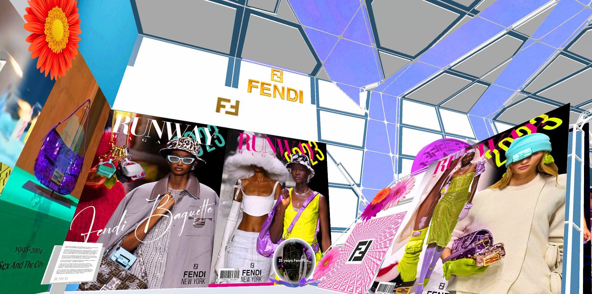 Fendi Web3 Fendi Metaverse Première apparition Runway Revue Web3 Runway Métaverse 4