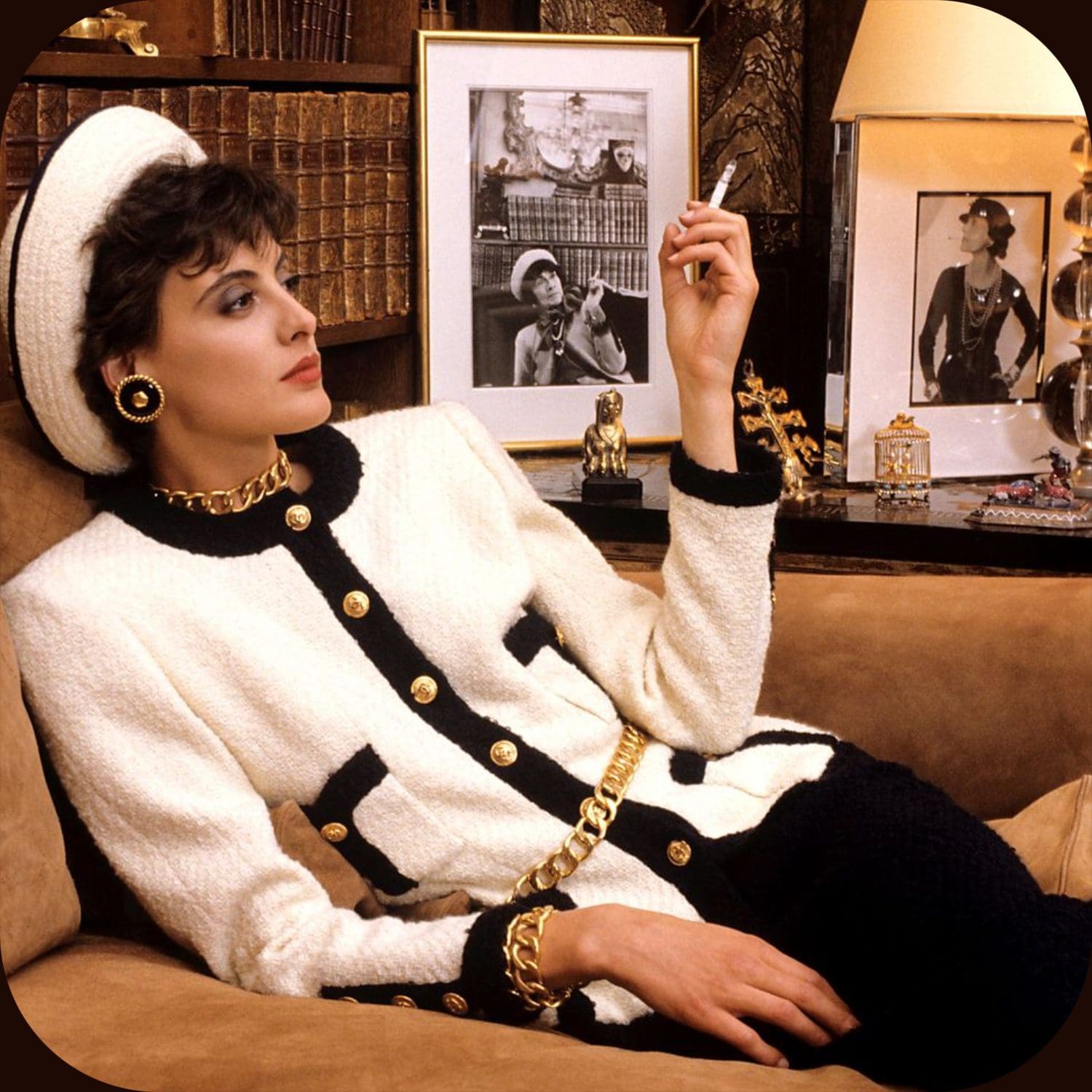 Ines de la Fressange for 1984 CHANEL