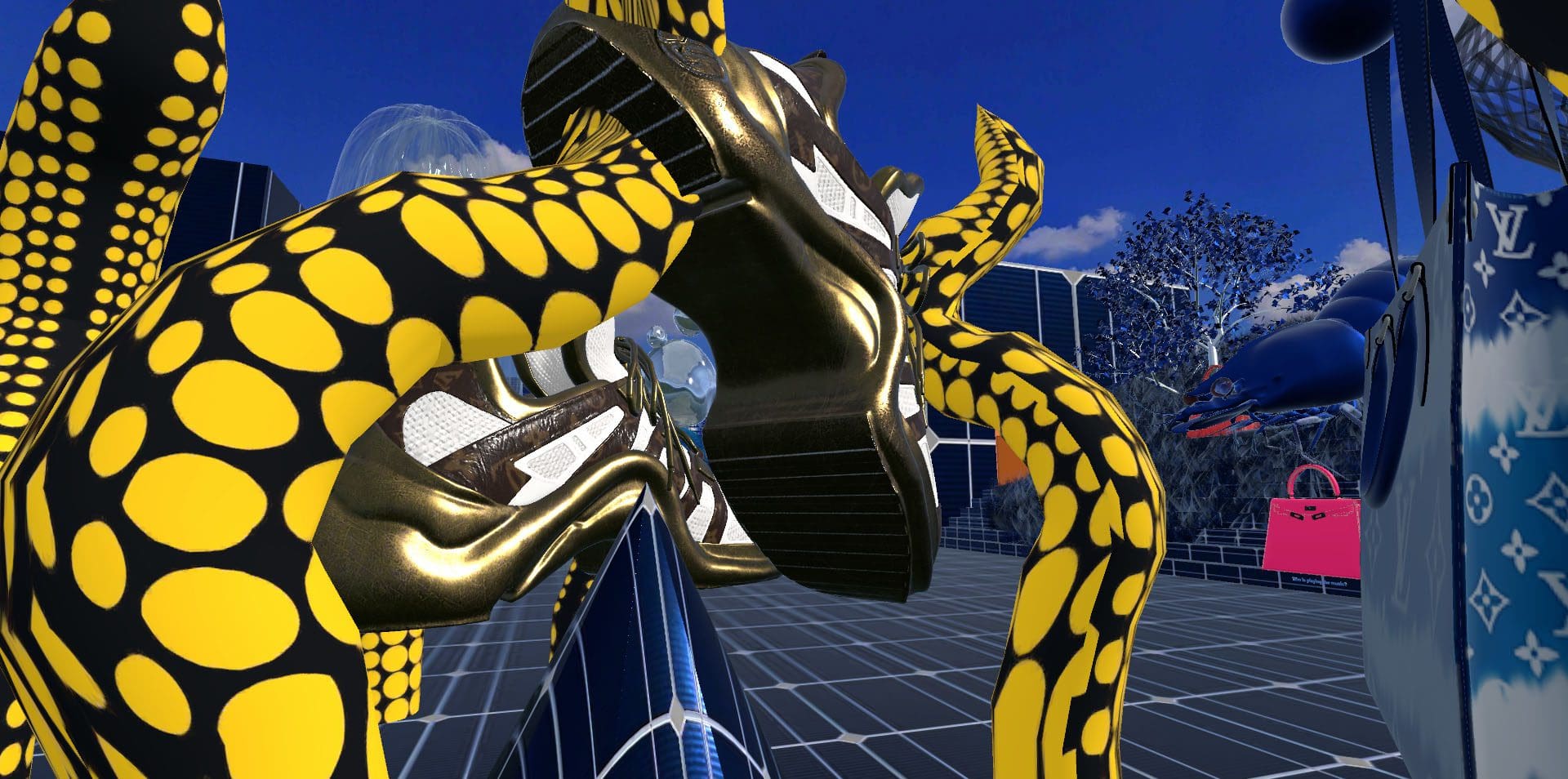 Louis Vuitton Web3 - Louis Vuitton Metaverse - Erster Auftritt - Runway Magazin Web3 - Runway Metaverse