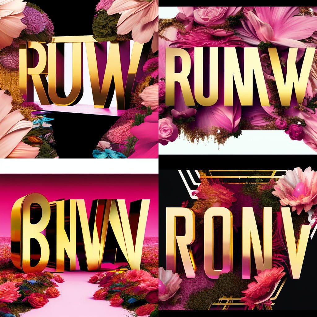 IA generada Runway Archivo sin procesar del logotipo de la revista