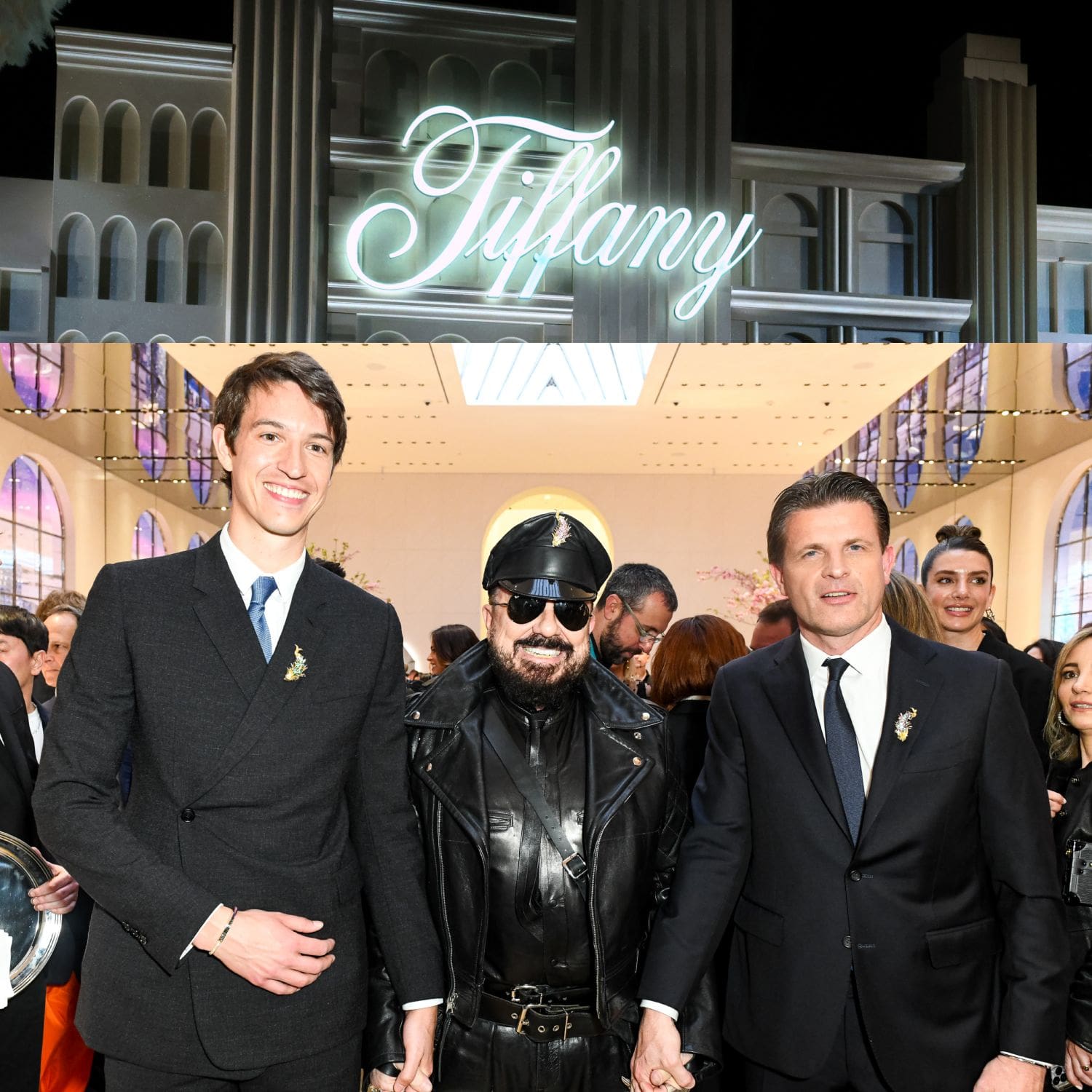 Alexandre Arnault, Peter Marino and Anthony Ledru at Tiffany&Co Celebrates Reopening of NYC Flagship Store, The Landmark