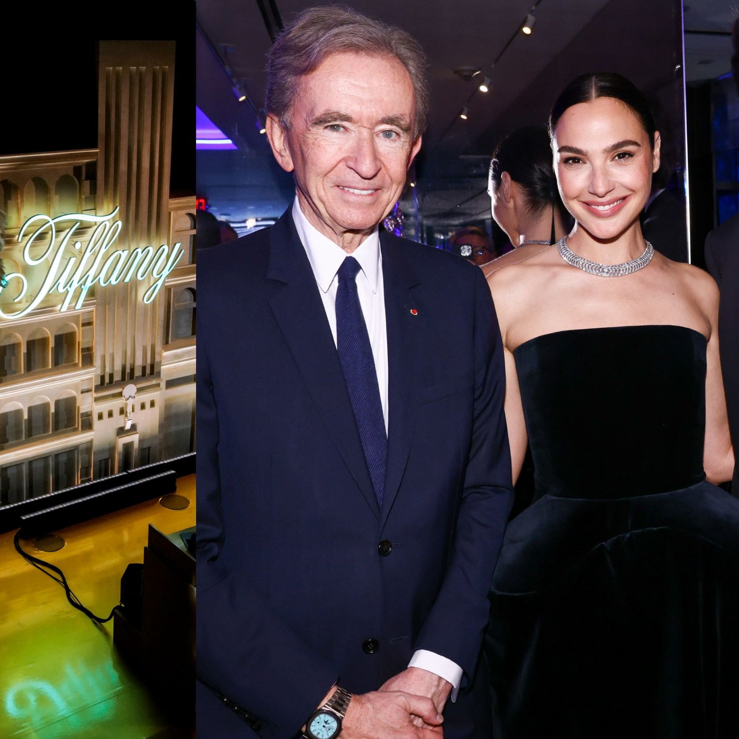 Bernard Arnault and Gal Gadot at Tiffany&Co Celebrates Reopening of NYC Flagship Store, The Landmark