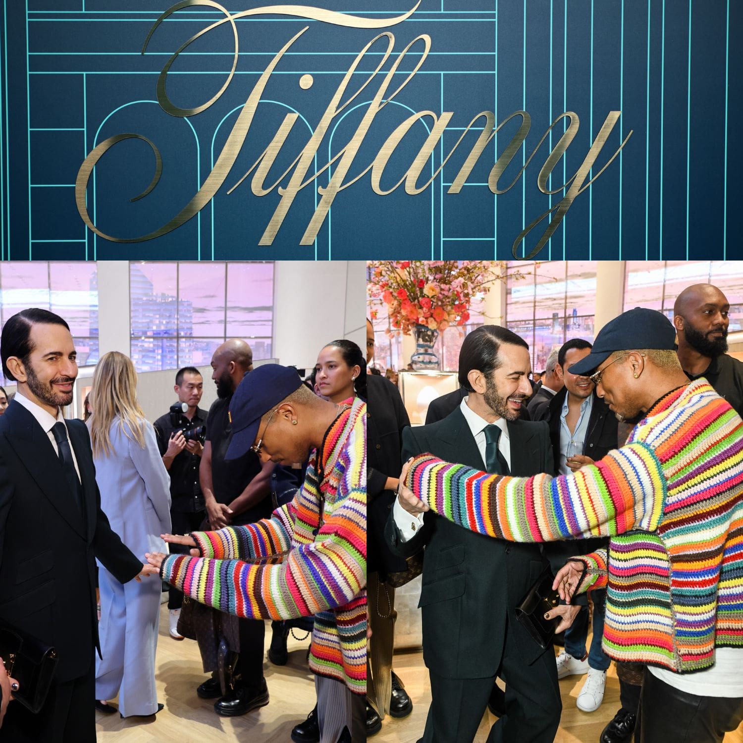 Marc Jacobs and Pharell Wiliams at Tiffany&Co Celebrates Reopening of NYC Flagship Store, The Landmark