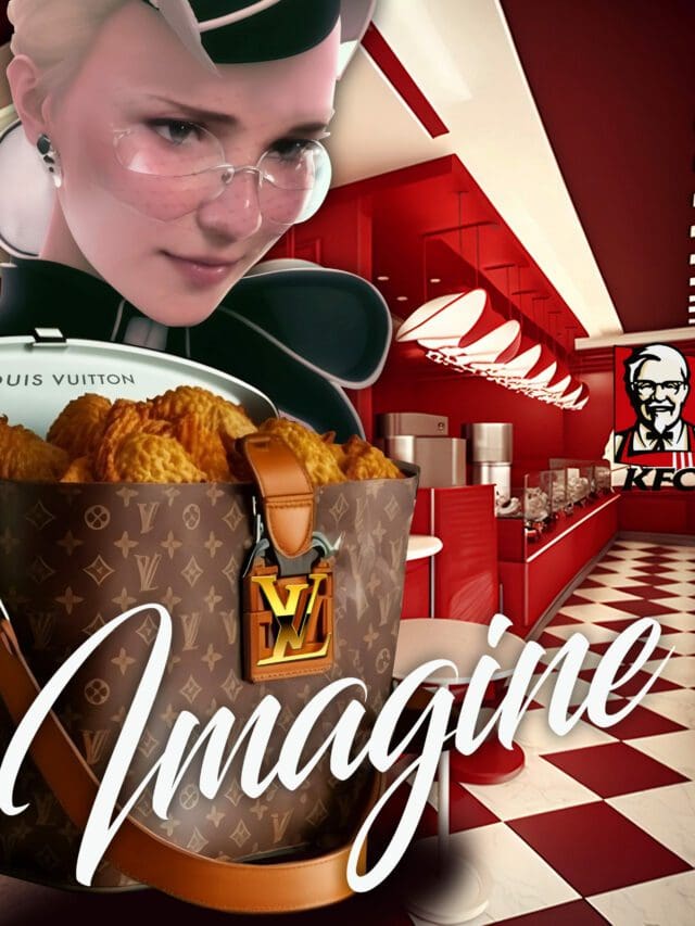 Imagina… LOUIS VUITTON y KFC proyectan mediante inteligencia artificial