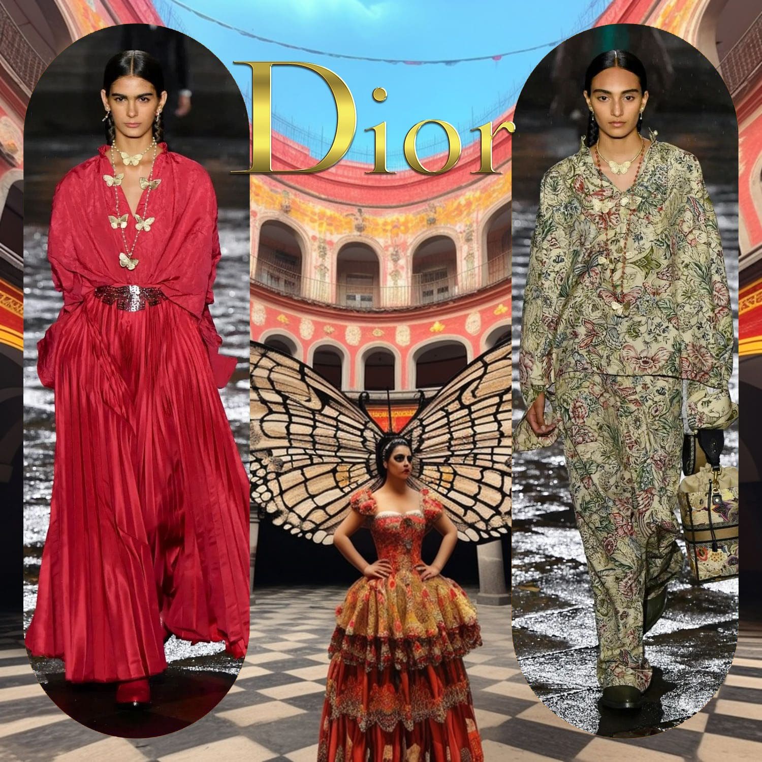 1 ディオール クルーズ 2024 リゾートメキシコ Runway 雑誌