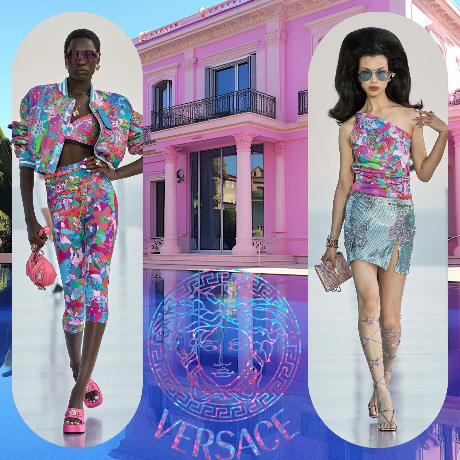 4 crucero Versace La Vacanza 2024 Complejo turístico Cannes Runway Revistas