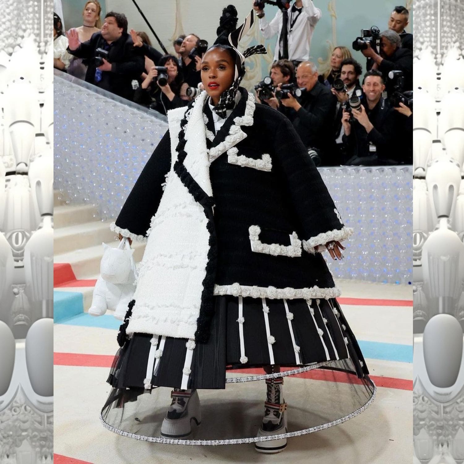 Janelle Monáe vestida de Thom Browne en la Met Gala 2023 5