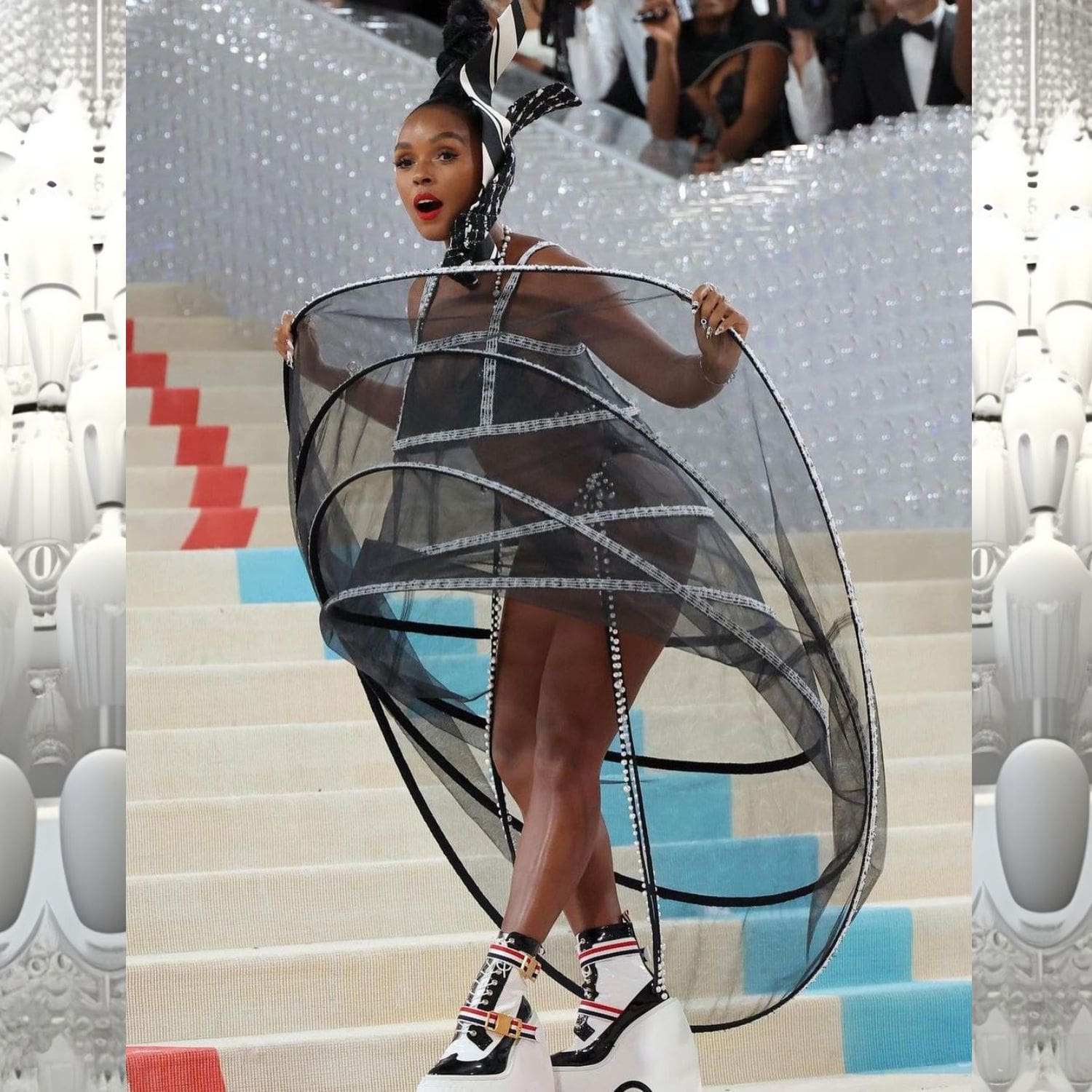 Janelle Monáe vestida de Thom Browne en la Met Gala 2023 6