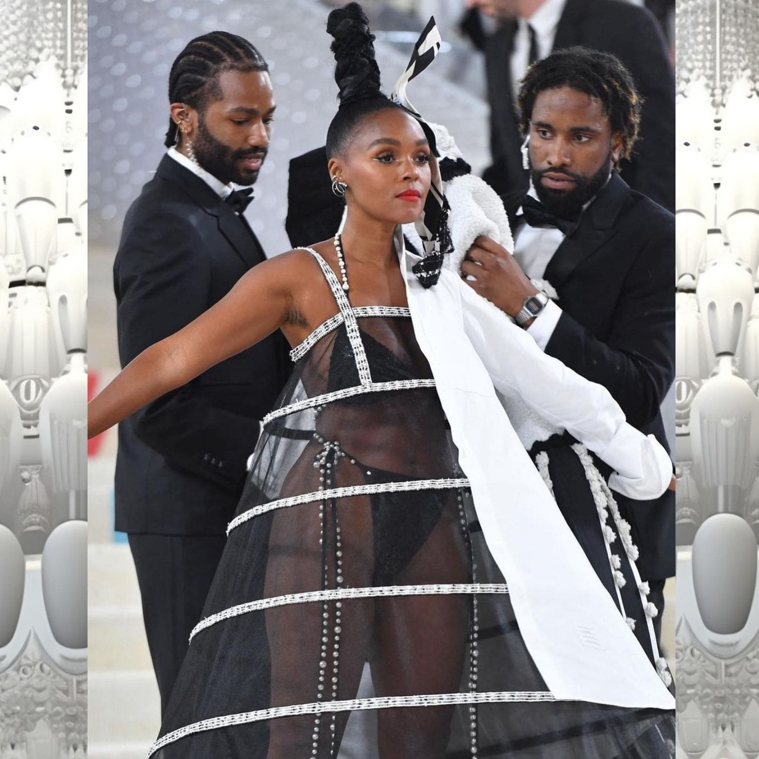 Janelle Monáe vestida de Thom Browne en la Met Gala 2023 8