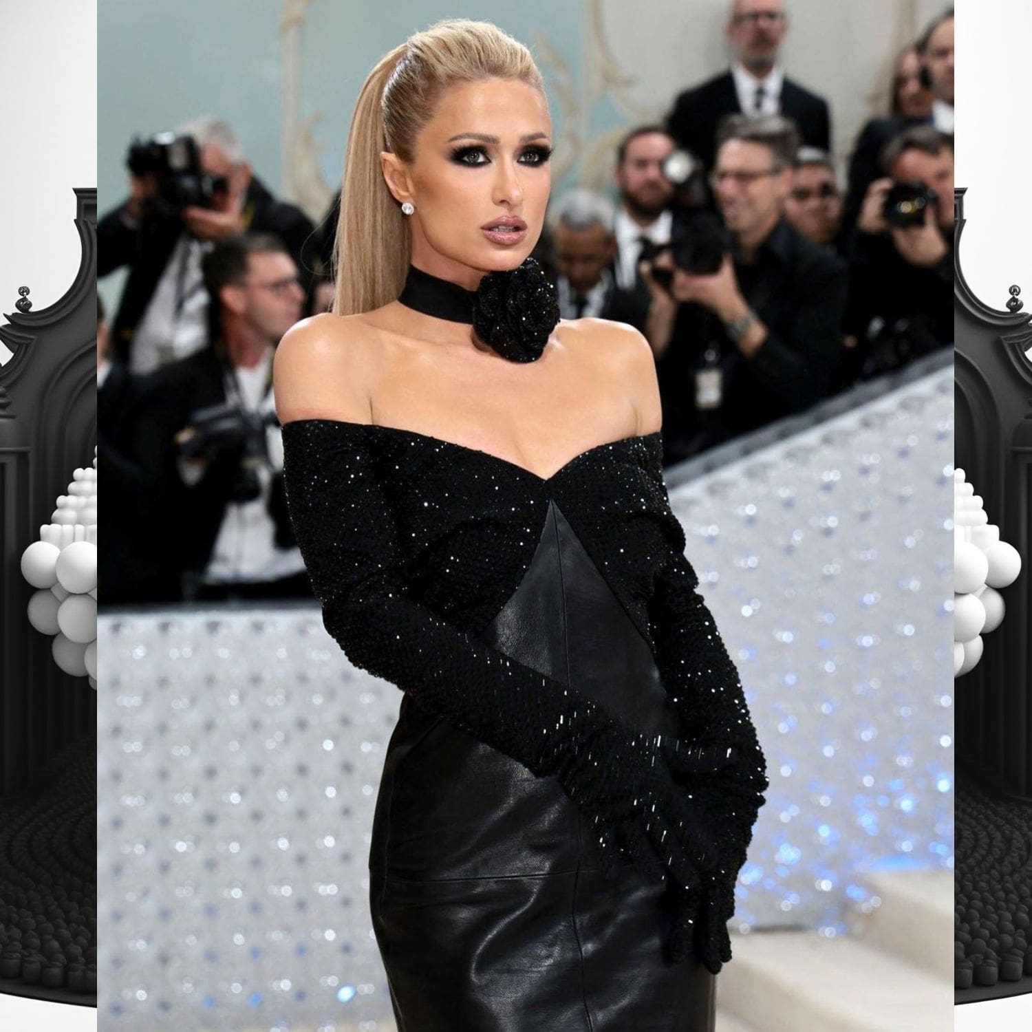 Paris Hilton vestida de Marc Jacobs en la Met Gala 2023 2