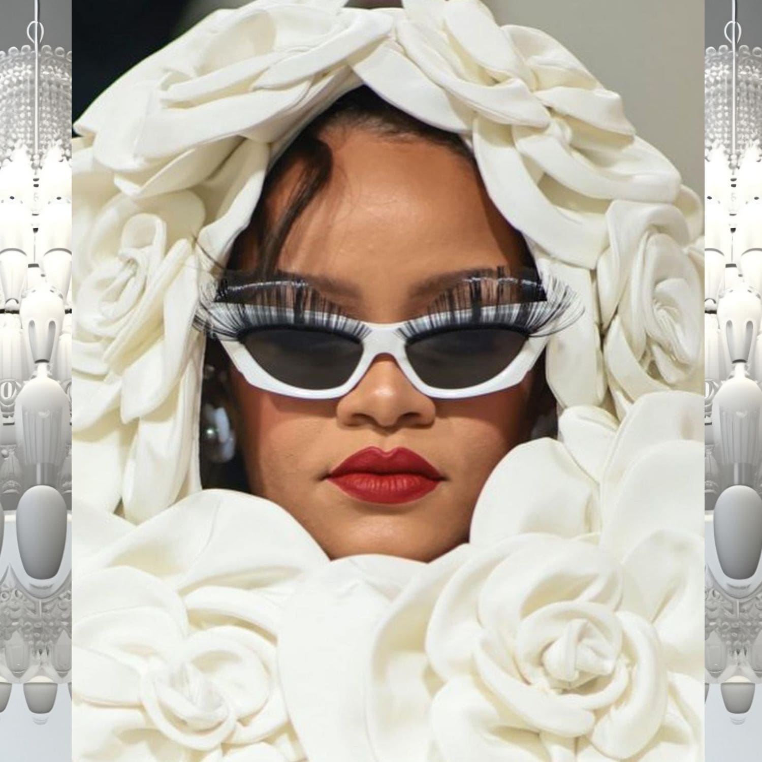 Rihanna vestida de Valentino en la Met Gala 2023 1