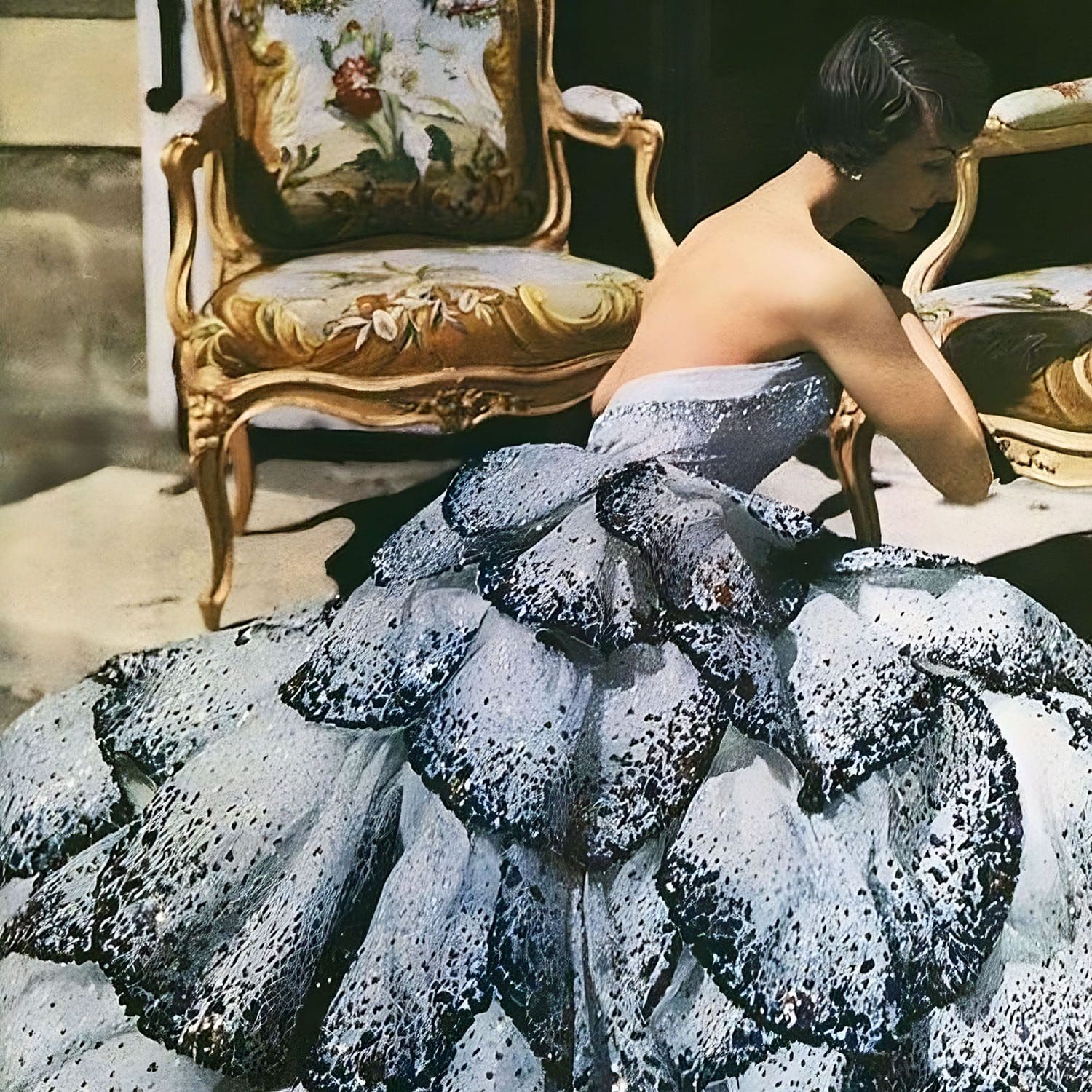 robe de bal iconique Christian Dior de l'automne hiver 1949-1950 Junon 2