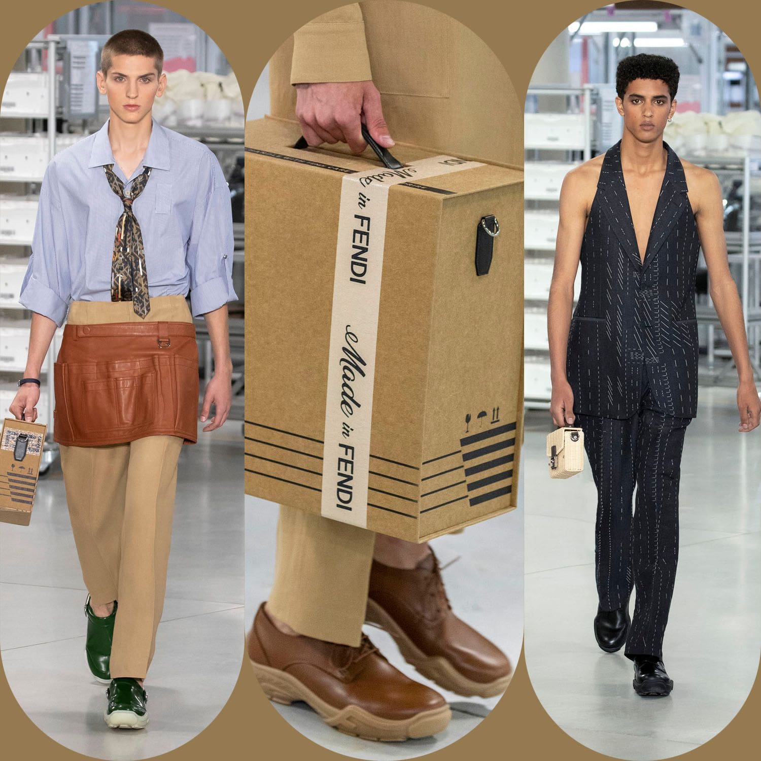 1 Fendi Moda Masculina Primavera Verão 2024 Runway revista
