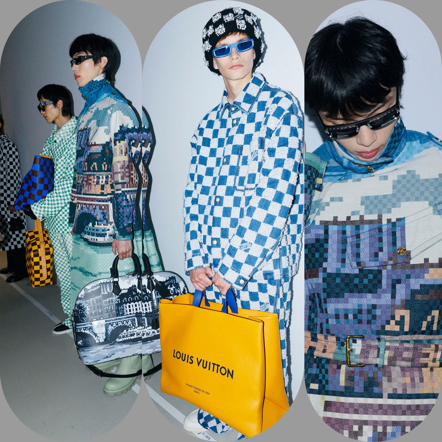 13 Details und Set von Louis Vuitton von Pharrell Williams Runway Magazin