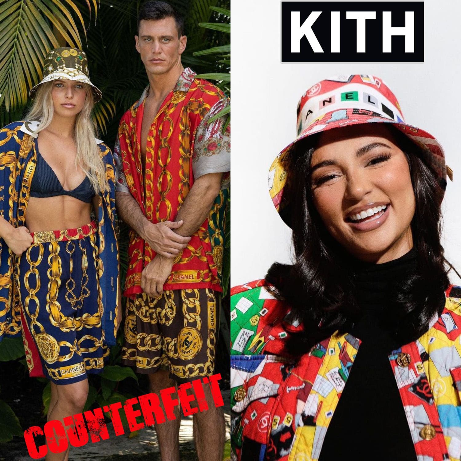 17 Fälschung in KITH by J Logan Home Logan Horne gefälschte Hemden CHANEL