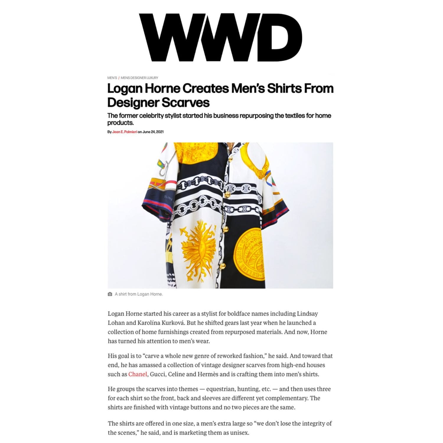 19 WWD fördert die Produktion von Fälschungen von J Logan Home Logan Horne