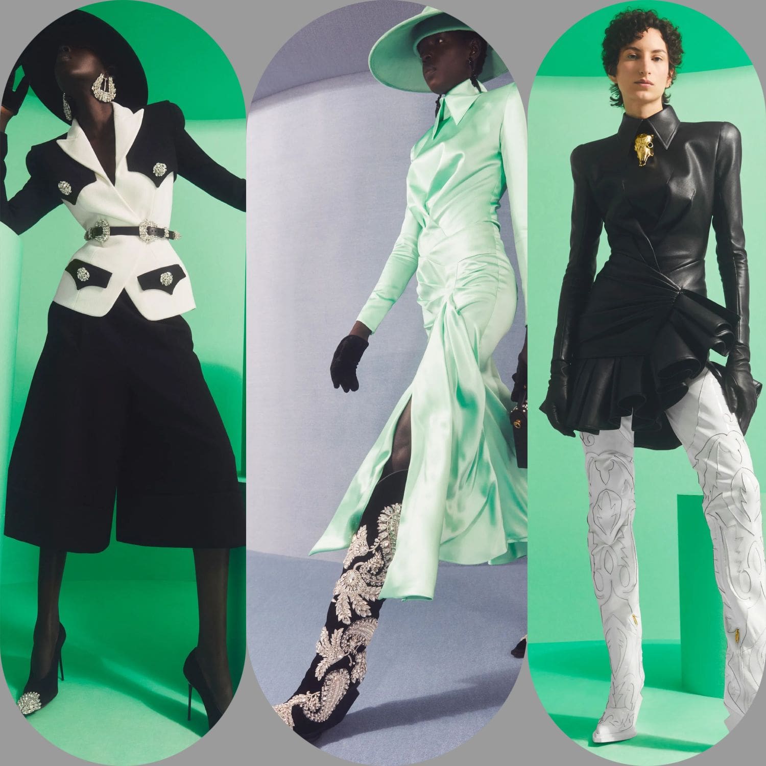 2 Resort Balmain 2024 por Oliver Rousteing