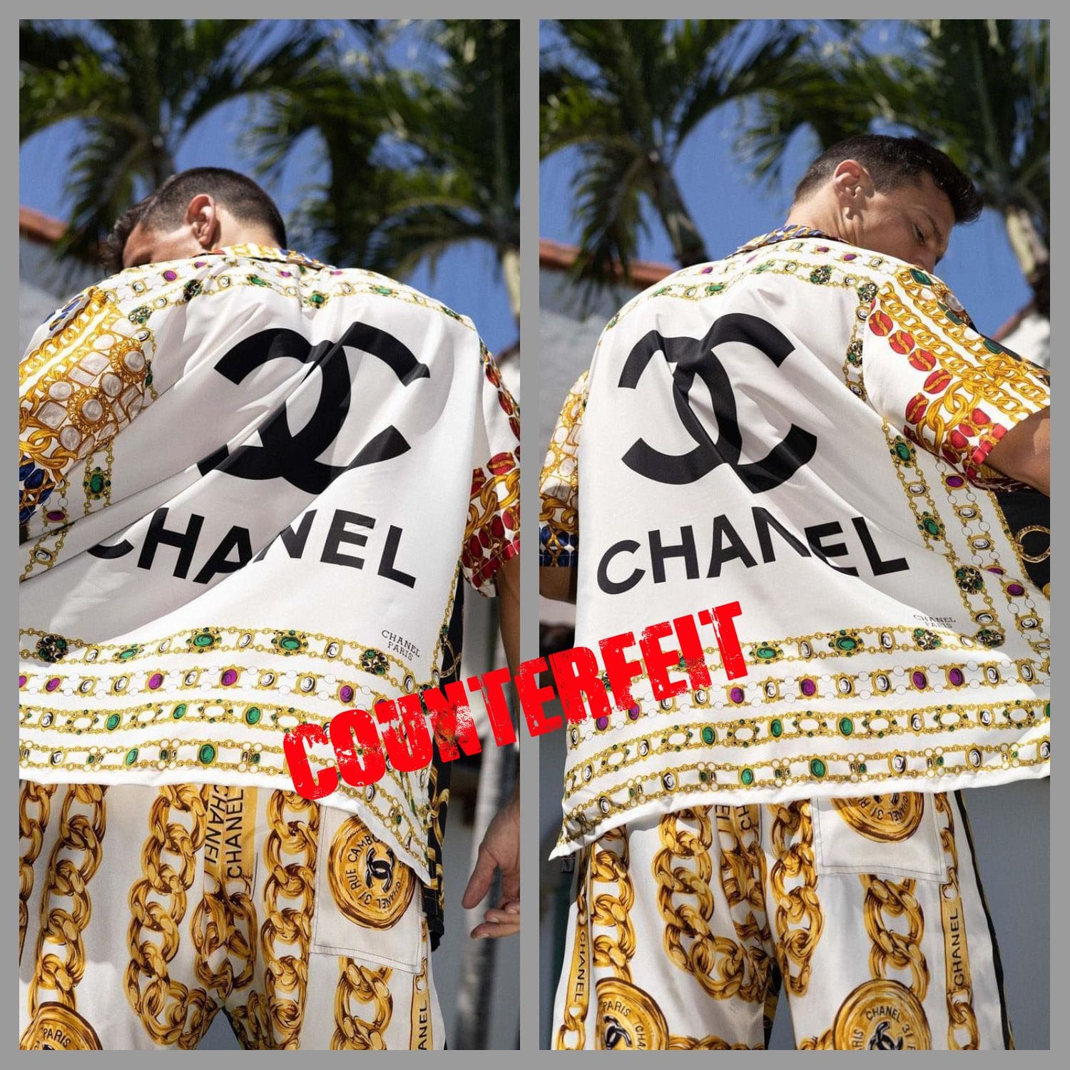 3 Fälschung in KITH von J Logan Home Logan Horne CHANEL Fake