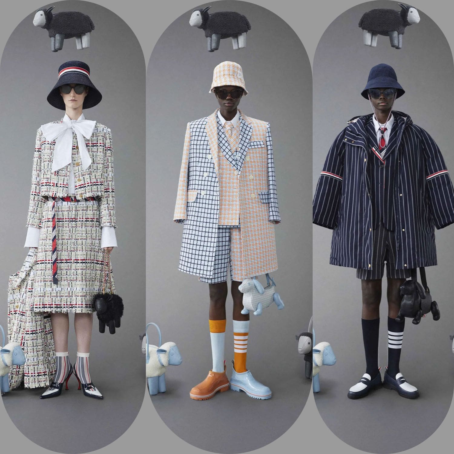 3 Resort Thom Browne 2024 Runway revista