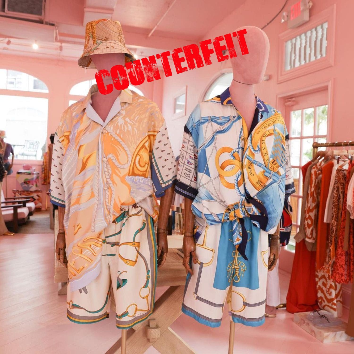 6 Fälschung in KITH von J Logan Home Logan Horne CHANEL, HERMES, CELINE Fälschungen