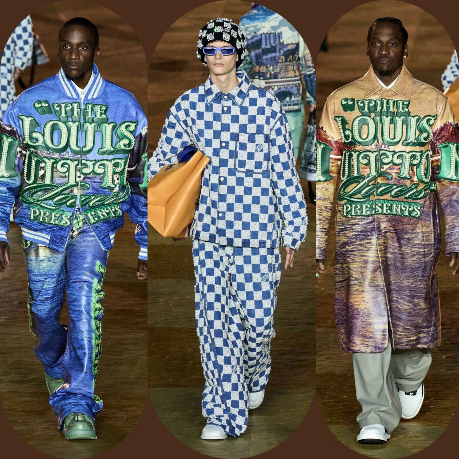9 Louis Vuitton от Фаррелла Уильямса весна-лето 2024 Runway Магазины