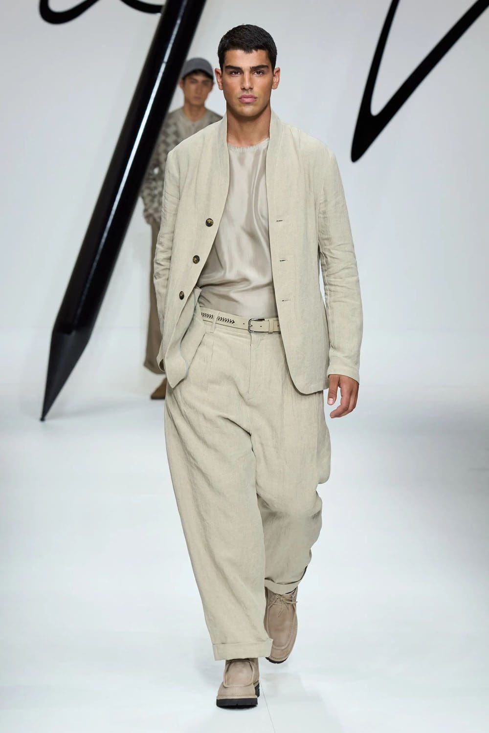 Giorgio Armani Primavera Verão 2024 Roupa masculina Runway Revista (14)