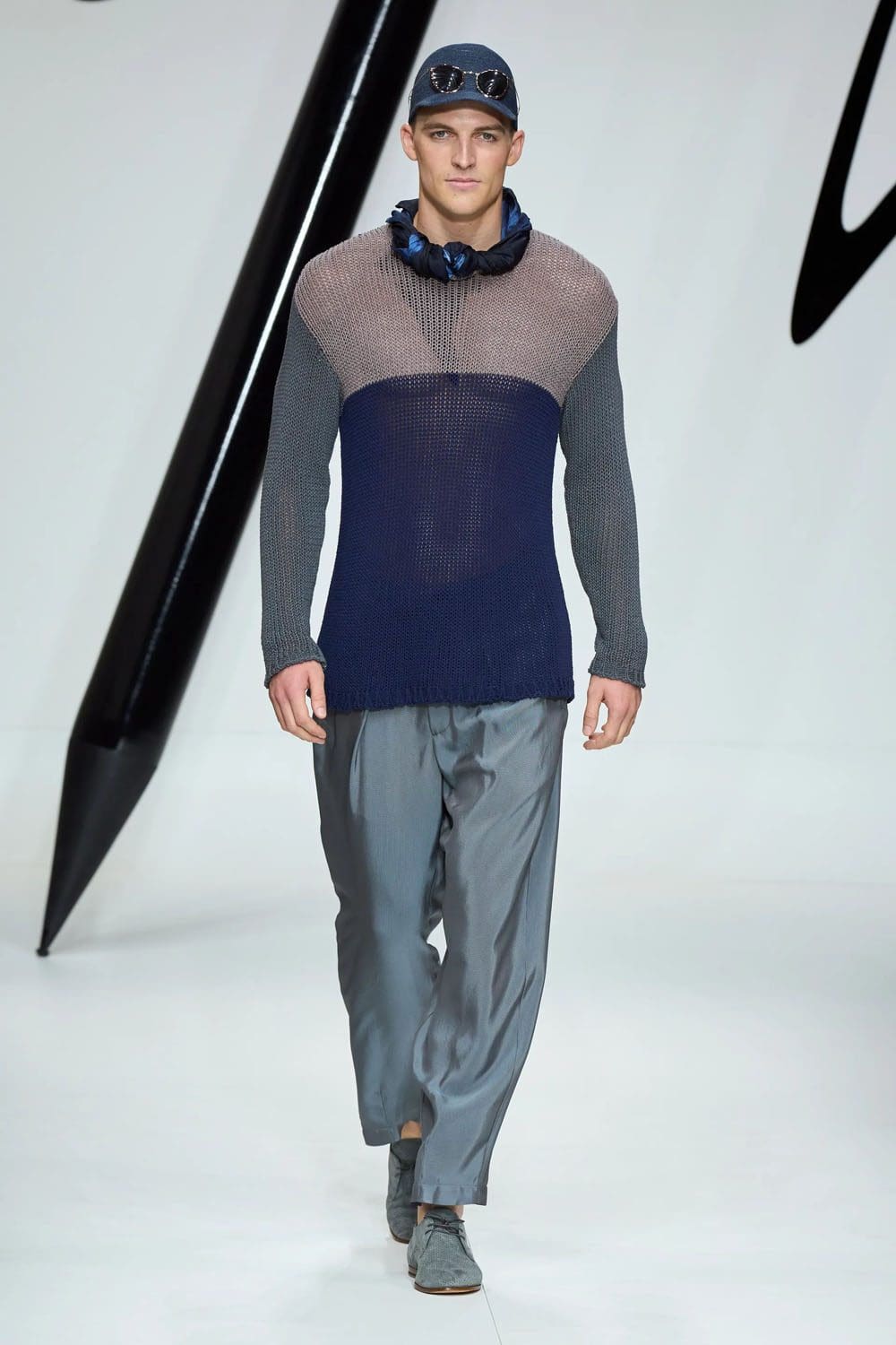 Giorgio Armani Primavera Verão 2024 Roupa masculina Runway Revista (36)