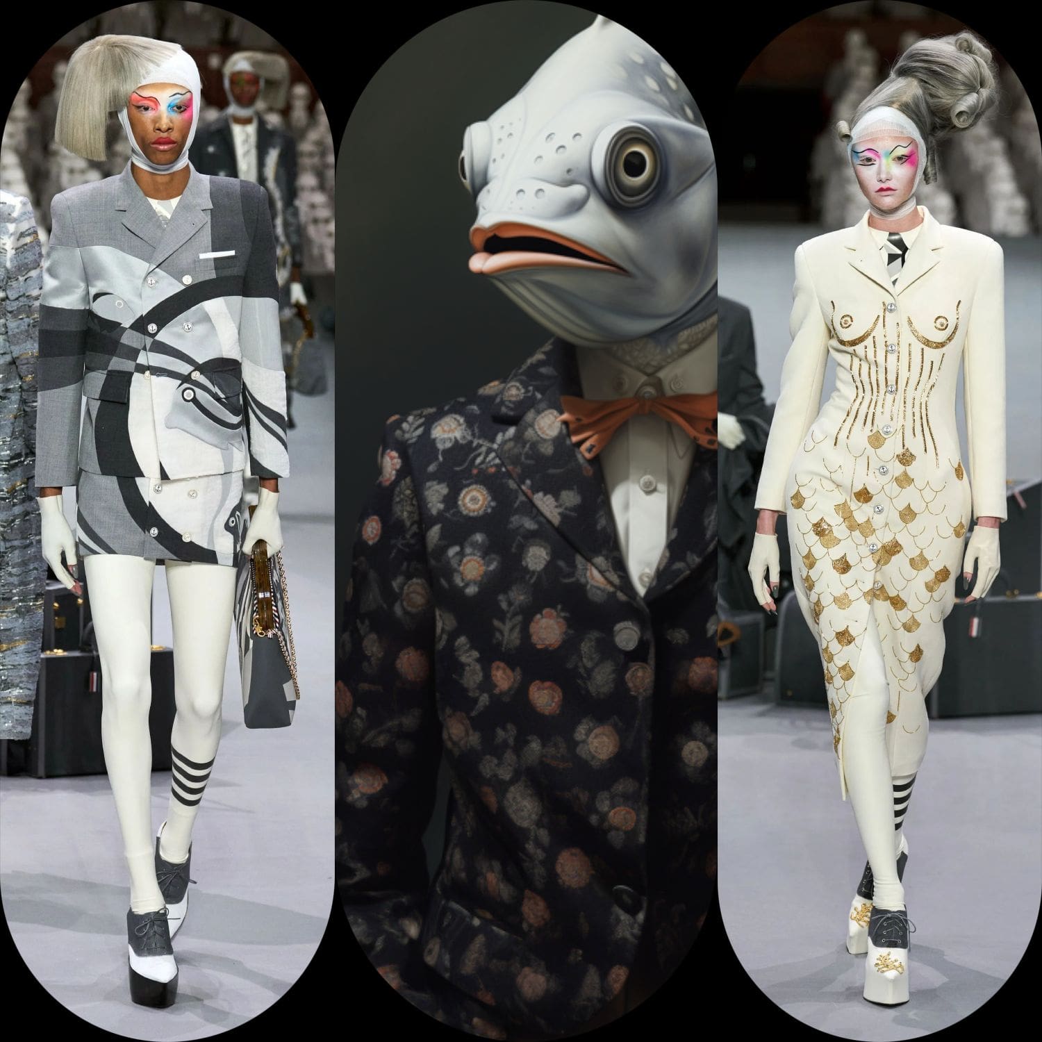 4 Thom Browne Couture Herbst 2023 2024 Runway Magazin