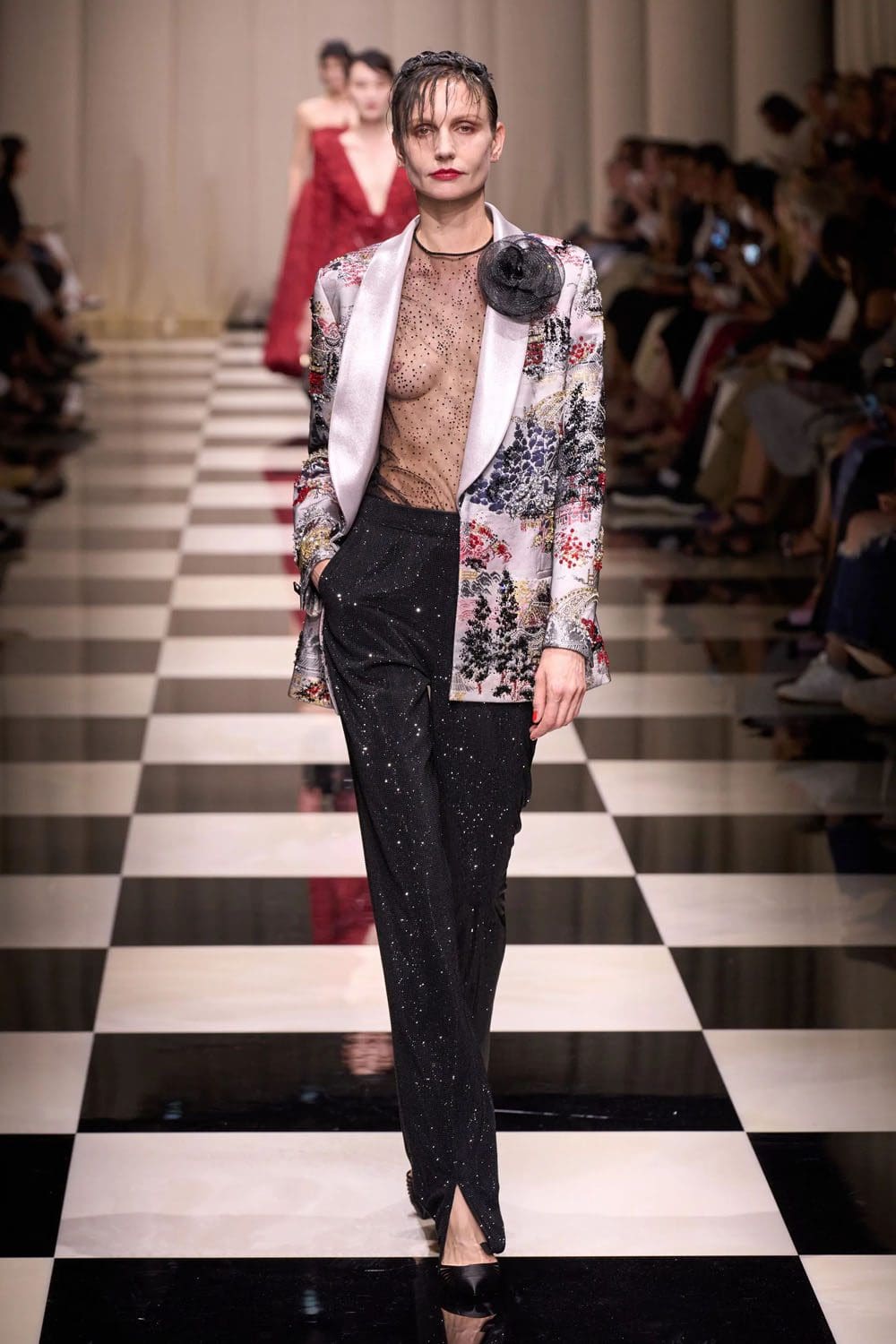 Armani Prive Fall Winter 2023 2024 Haute Couture Runway Magazine (61)