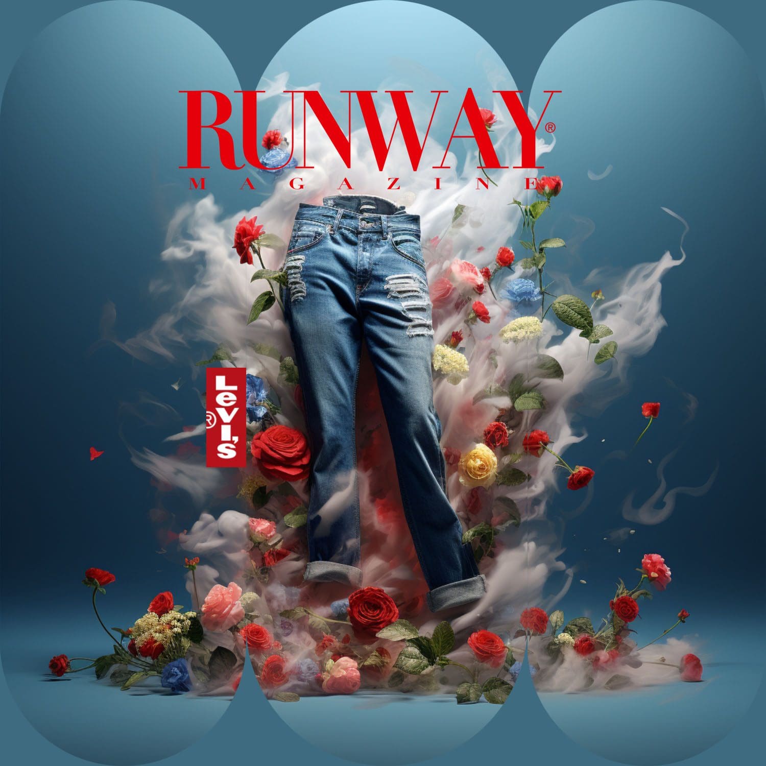 1. История денима Levi's Runway Магазины