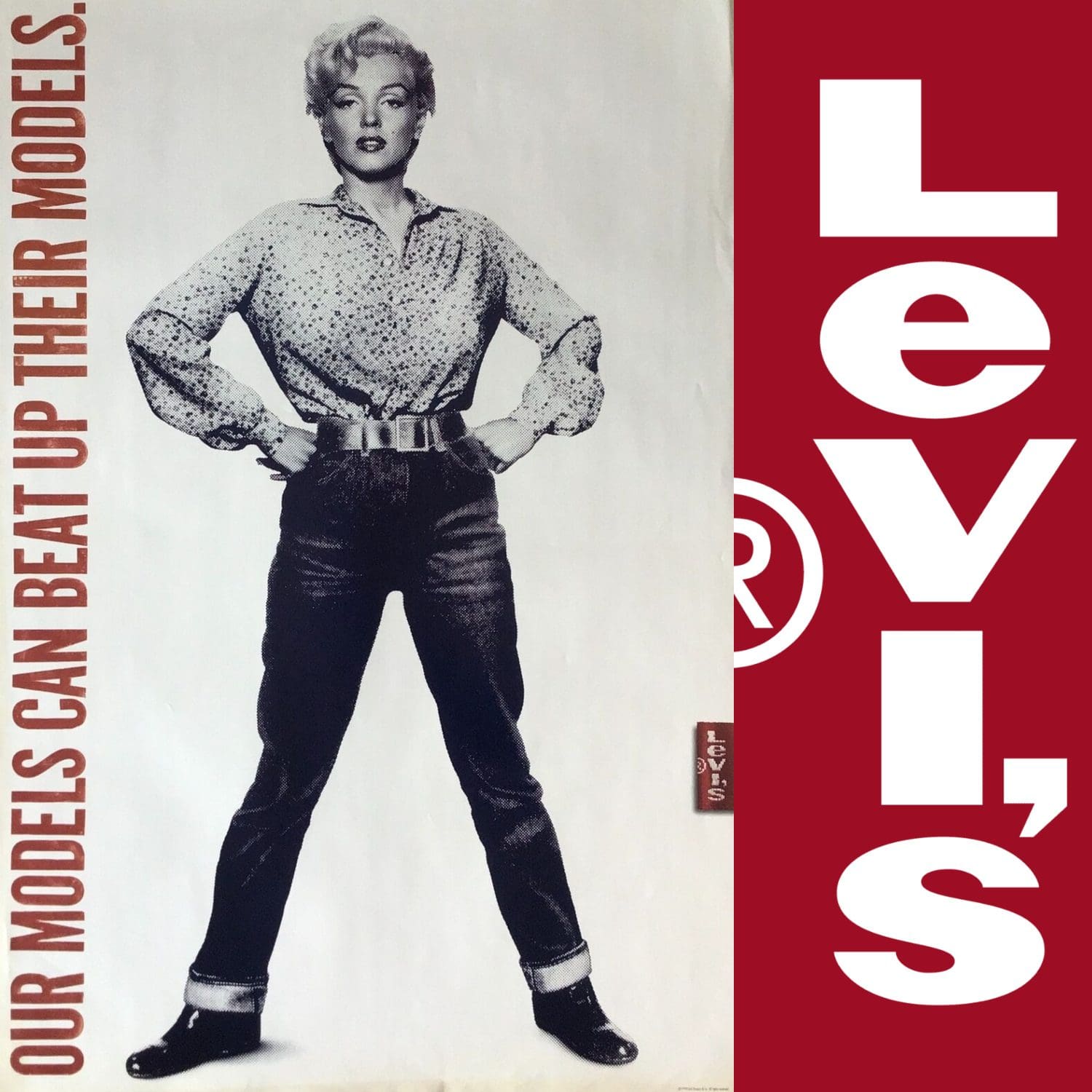 8. История денима Levi's Runway Журнал Мэрилин Монро