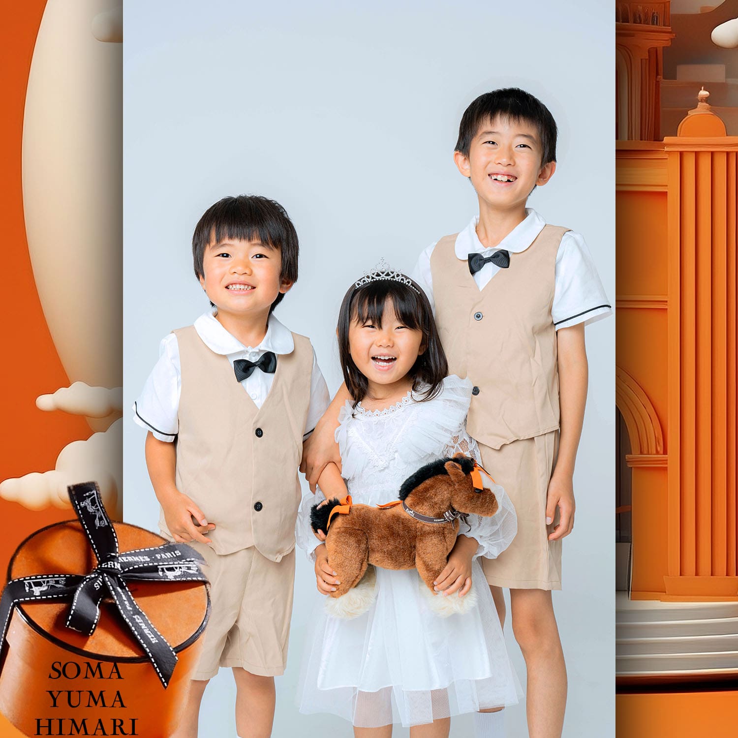 005 Enfants Tokei sur Runway Audition pour les enfants du magazine World 2023 Hermès