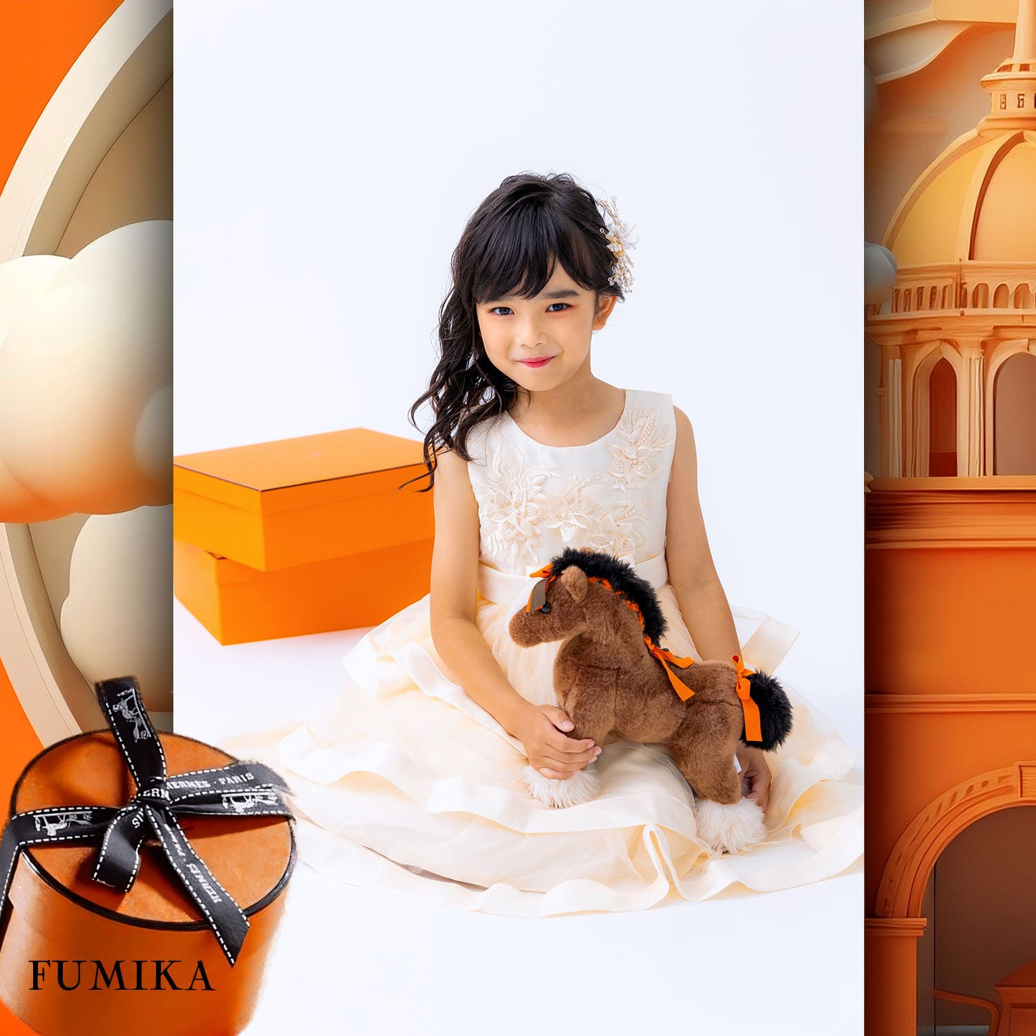 007 Enfants Tokei sur Runway Audition pour les enfants du magazine World 2023 Hermès