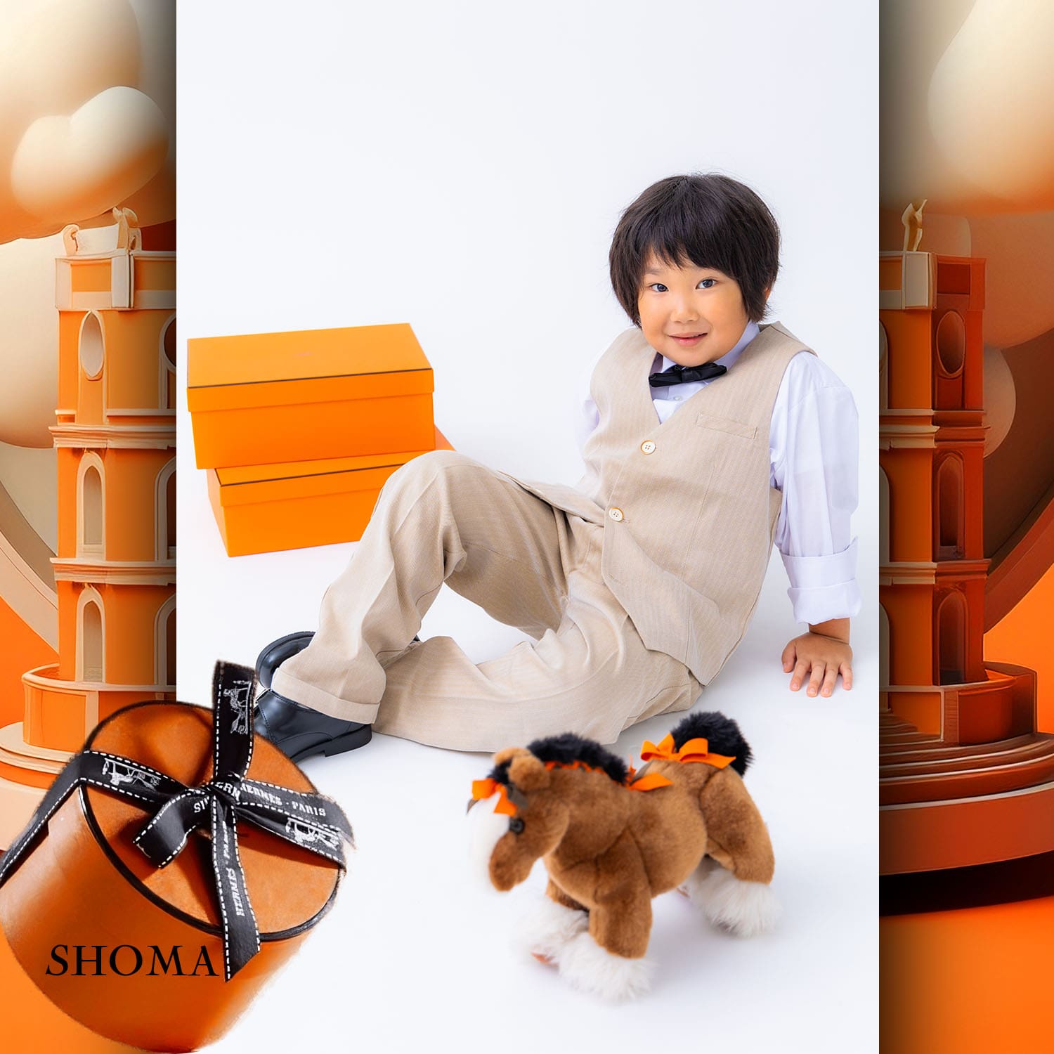 021 Enfants Tokei sur Runway Audition pour les enfants du magazine World 2023 Hermès