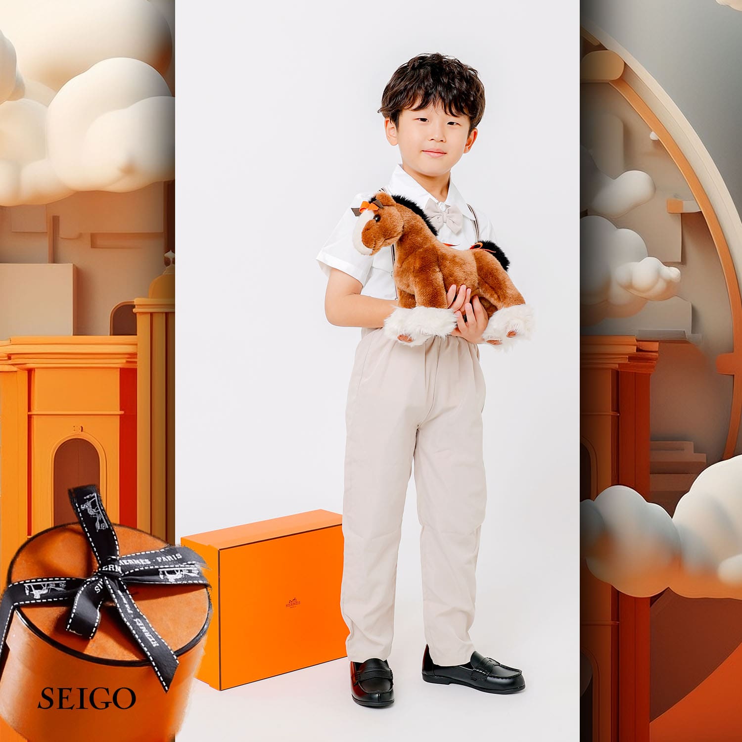 022 Enfants Tokei sur Runway Audition pour les enfants du magazine World 2023 Hermès