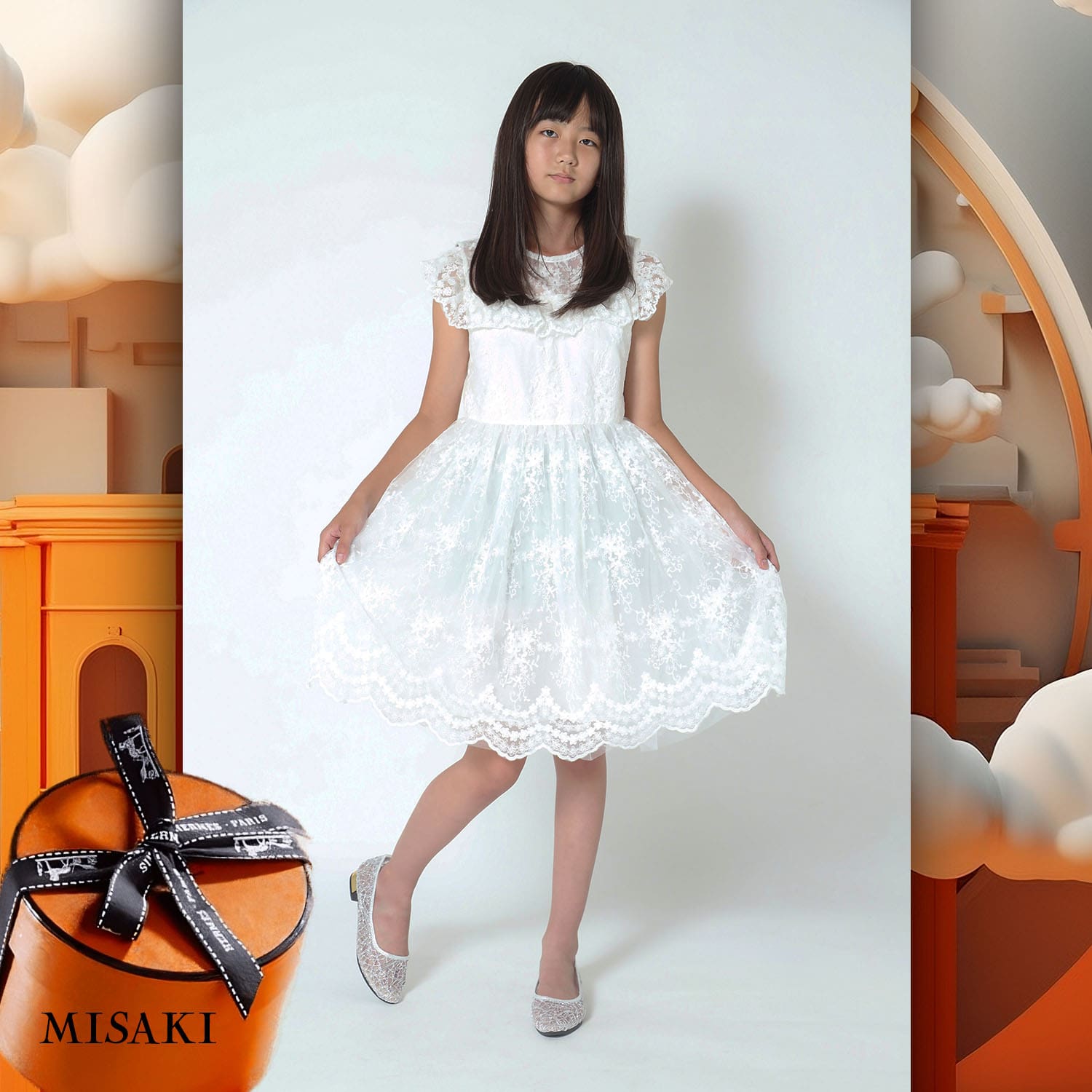 039 Enfants Tokei sur Runway Audition pour les enfants du magazine World 2023 Hermès