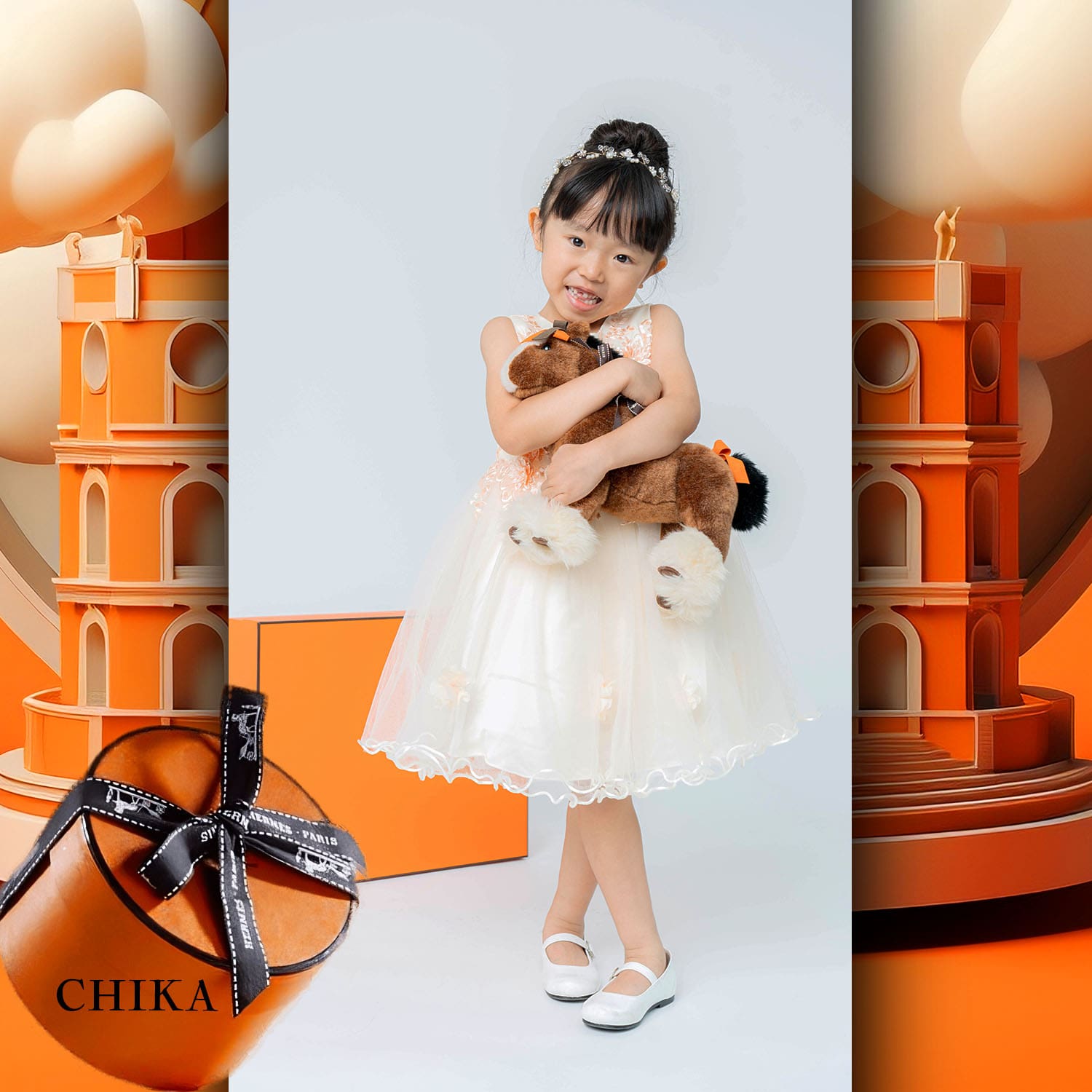 046 Enfants Tokei sur Runway Audition pour les enfants du magazine World 2023 Hermès