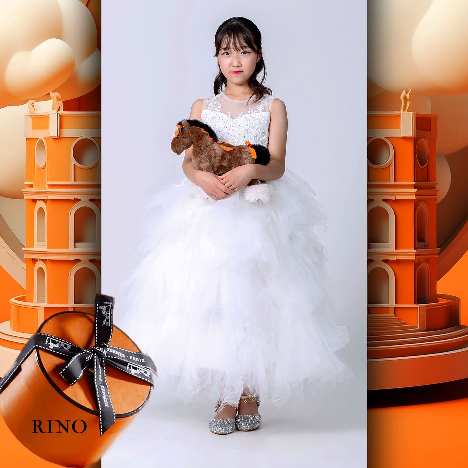052 Enfants Tokei sur Runway Audition pour les enfants du magazine World 2023 Hermès