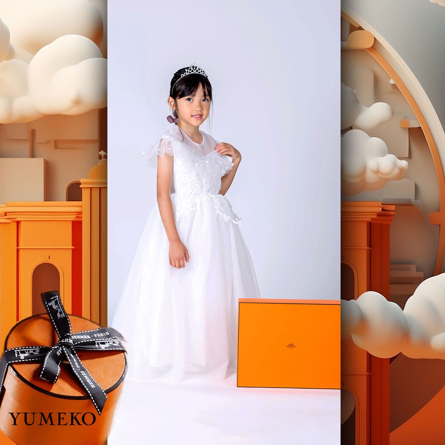 057 Enfants Tokei sur Runway Audition pour les enfants du magazine World 2023 Hermès
