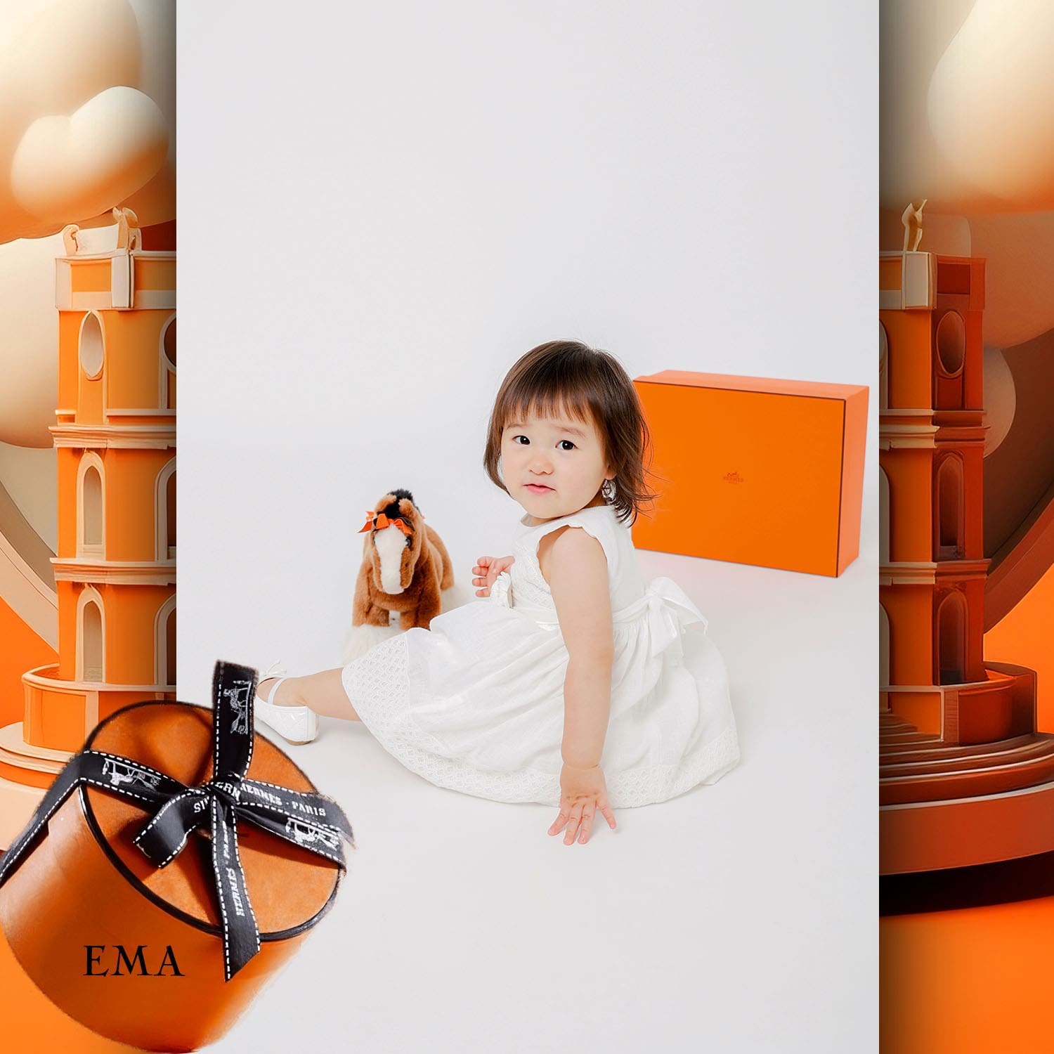 060 Enfants Tokei sur Runway Audition pour les enfants du magazine World 2023 Hermès