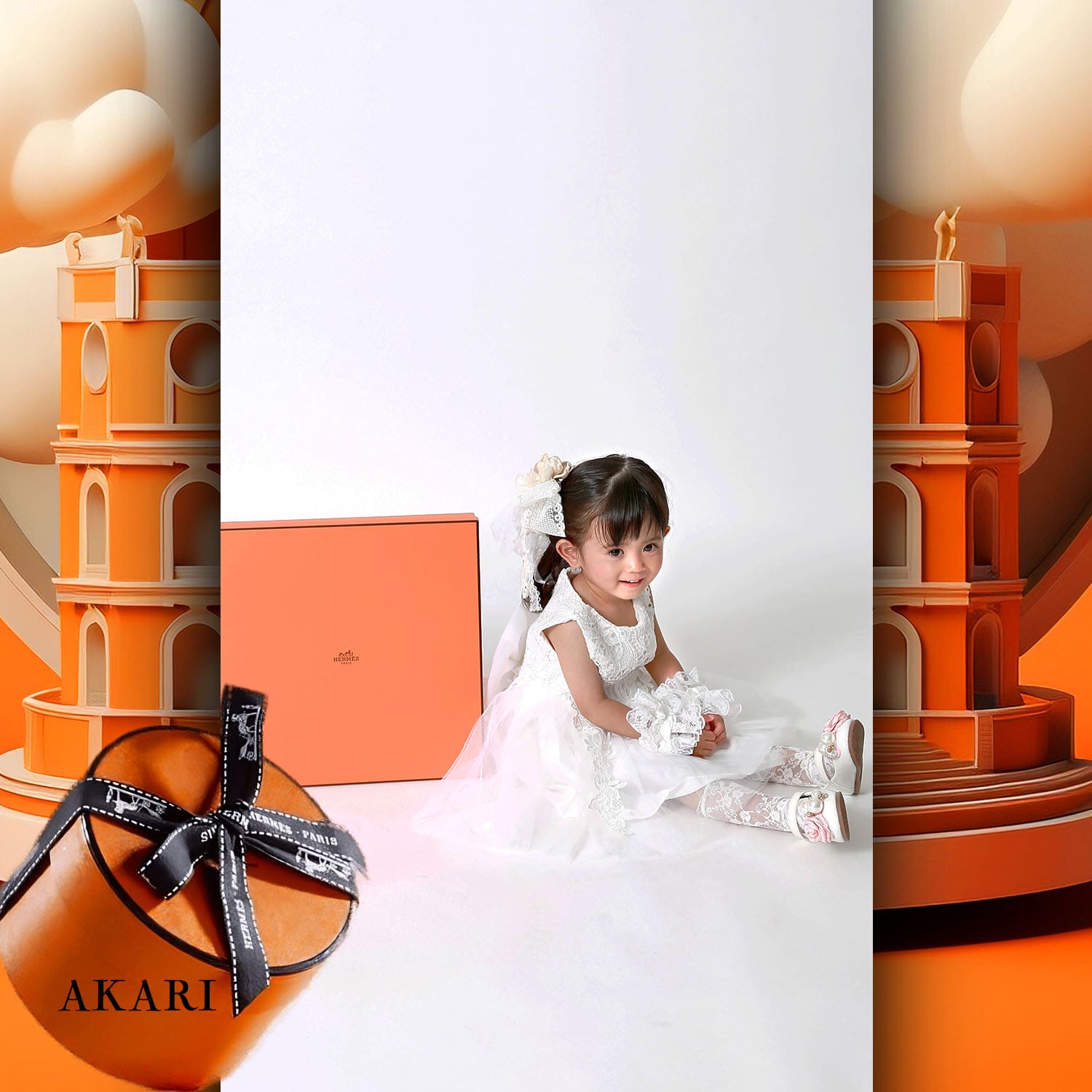 063 Enfants Tokei sur Runway Audition pour les enfants du magazine World 2023 Hermès