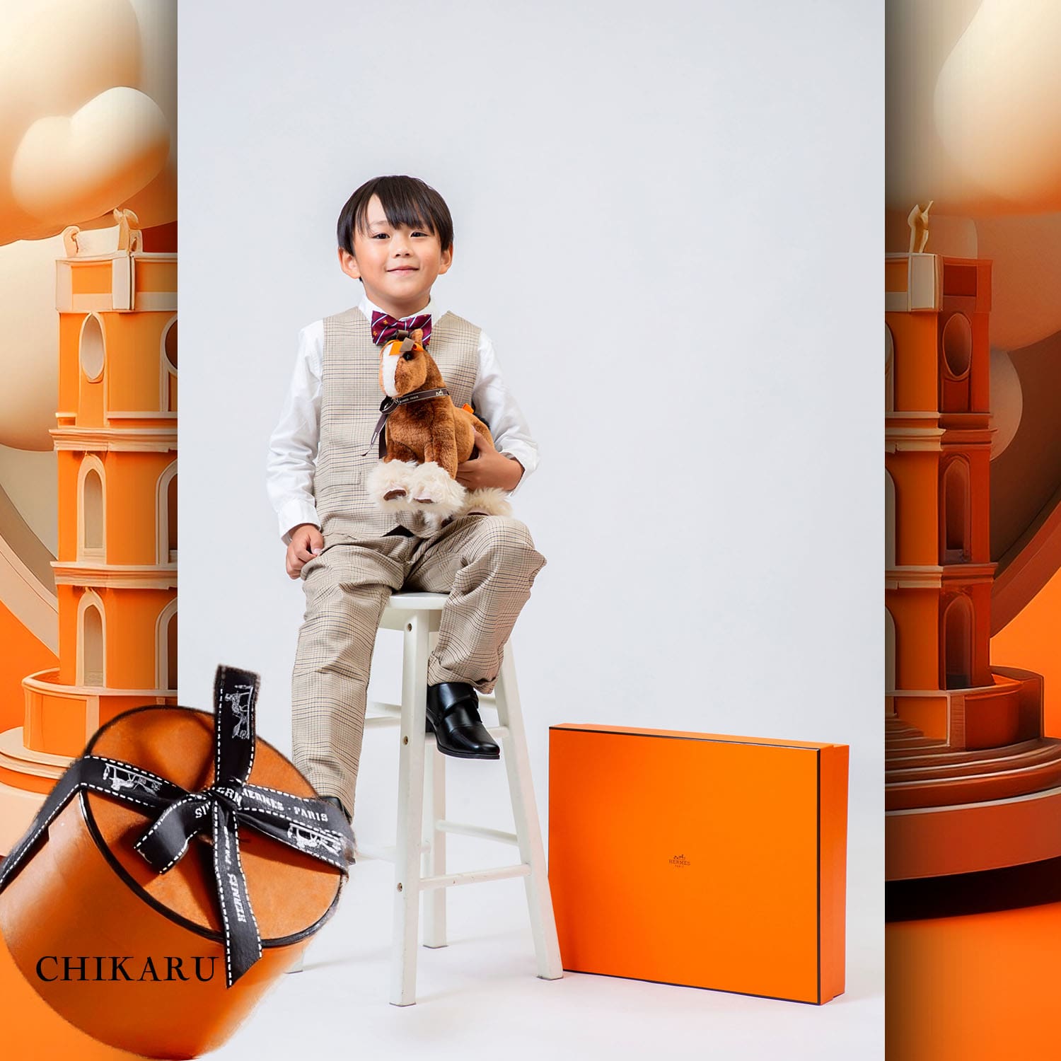 080 Enfants Tokei sur Runway Audition pour les enfants du magazine World 2023 Hermès