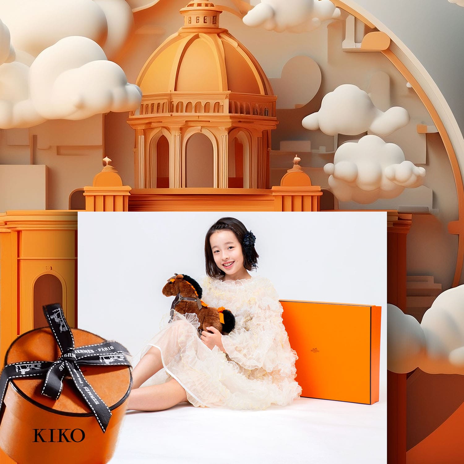 096 Enfants Tokei sur Runway Audition pour les enfants du magazine World 2023 Hermès