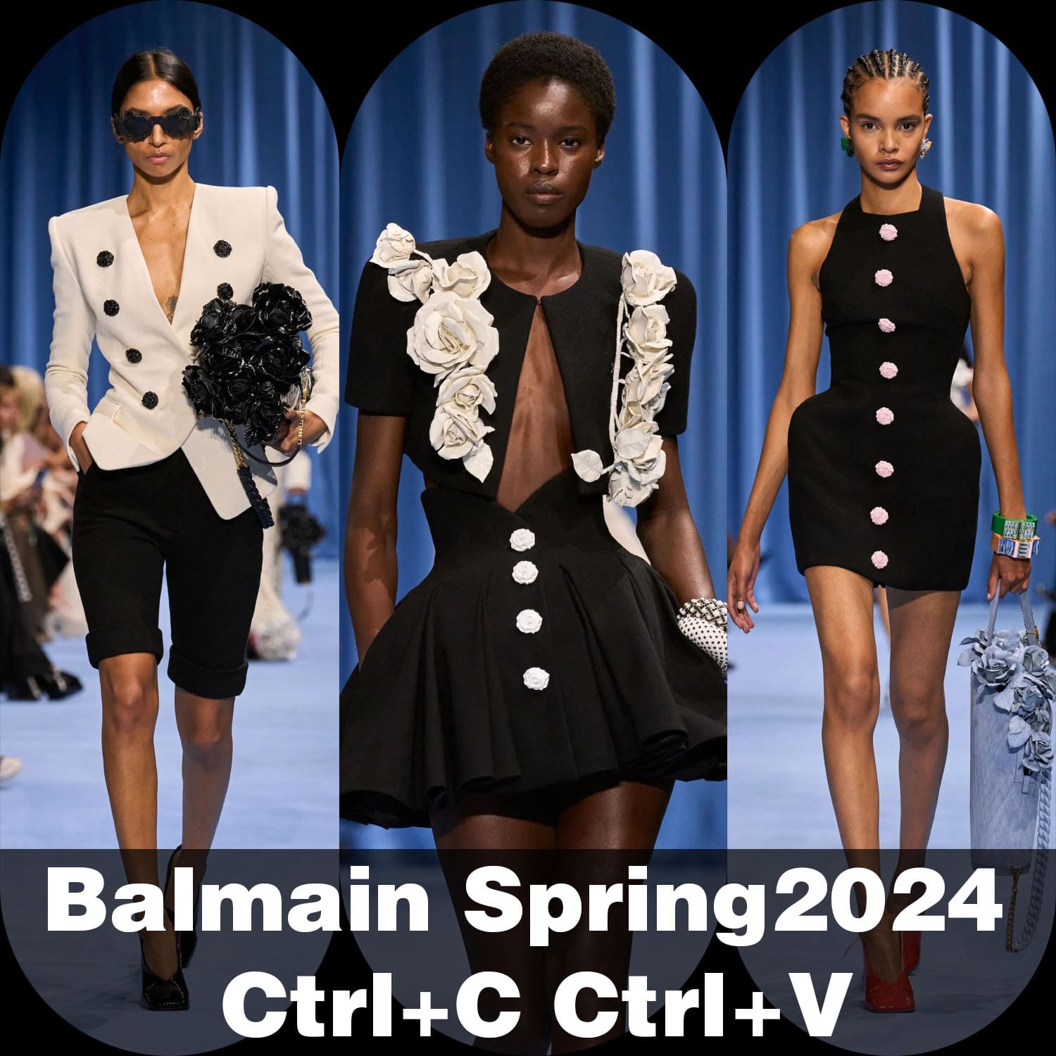1 Balmain 春夏 2024 Runway 杂志